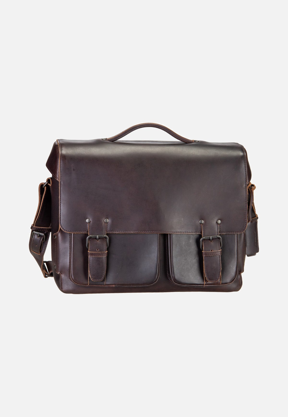 aunts & uncles Finn Dark Brown Messenger Bag