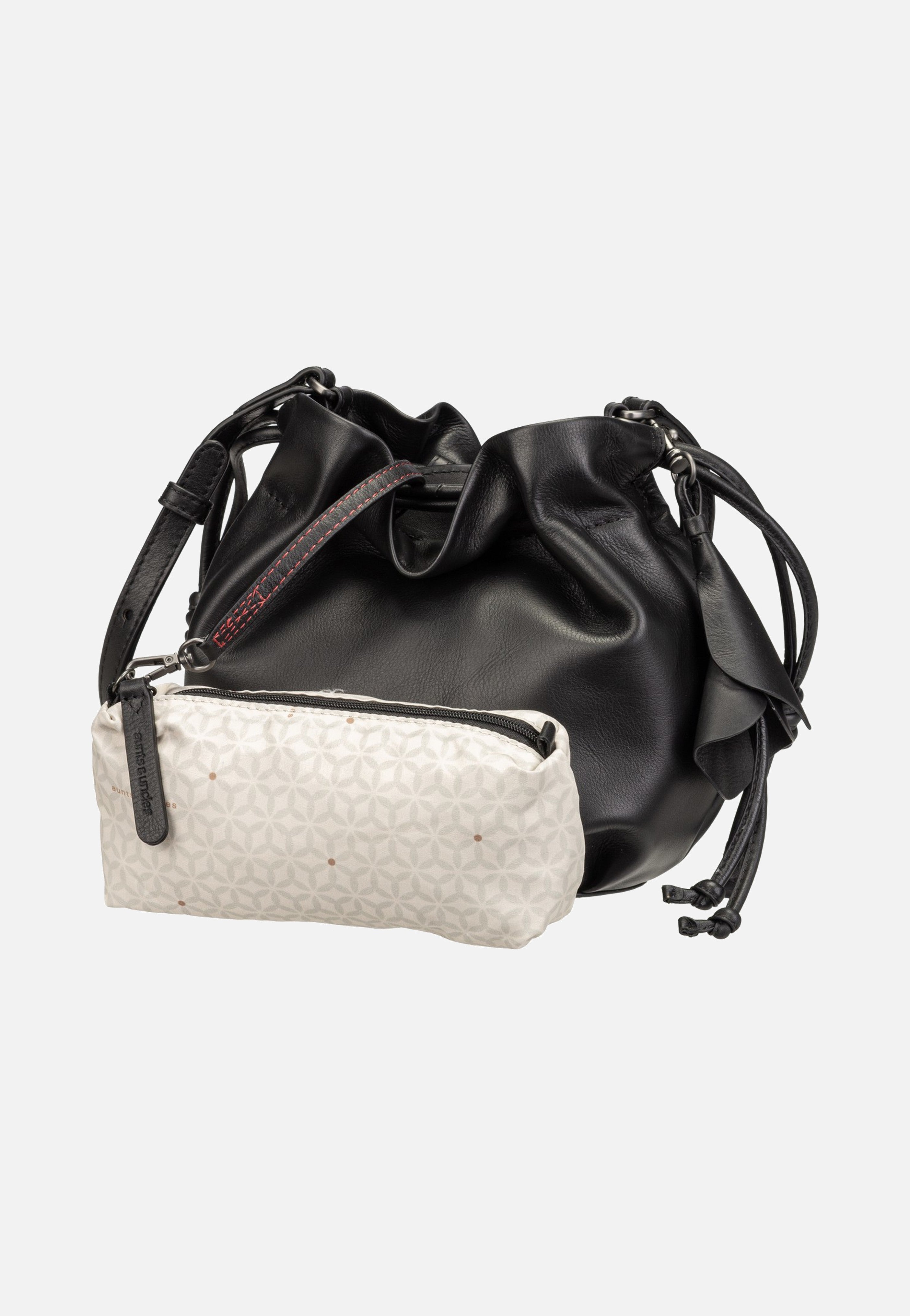 aunts & uncles Fleur Jet Black Bucket Bag