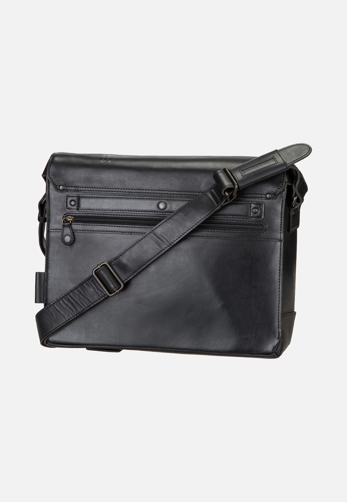aunts & uncles Medium Judd Black Messenger Bag