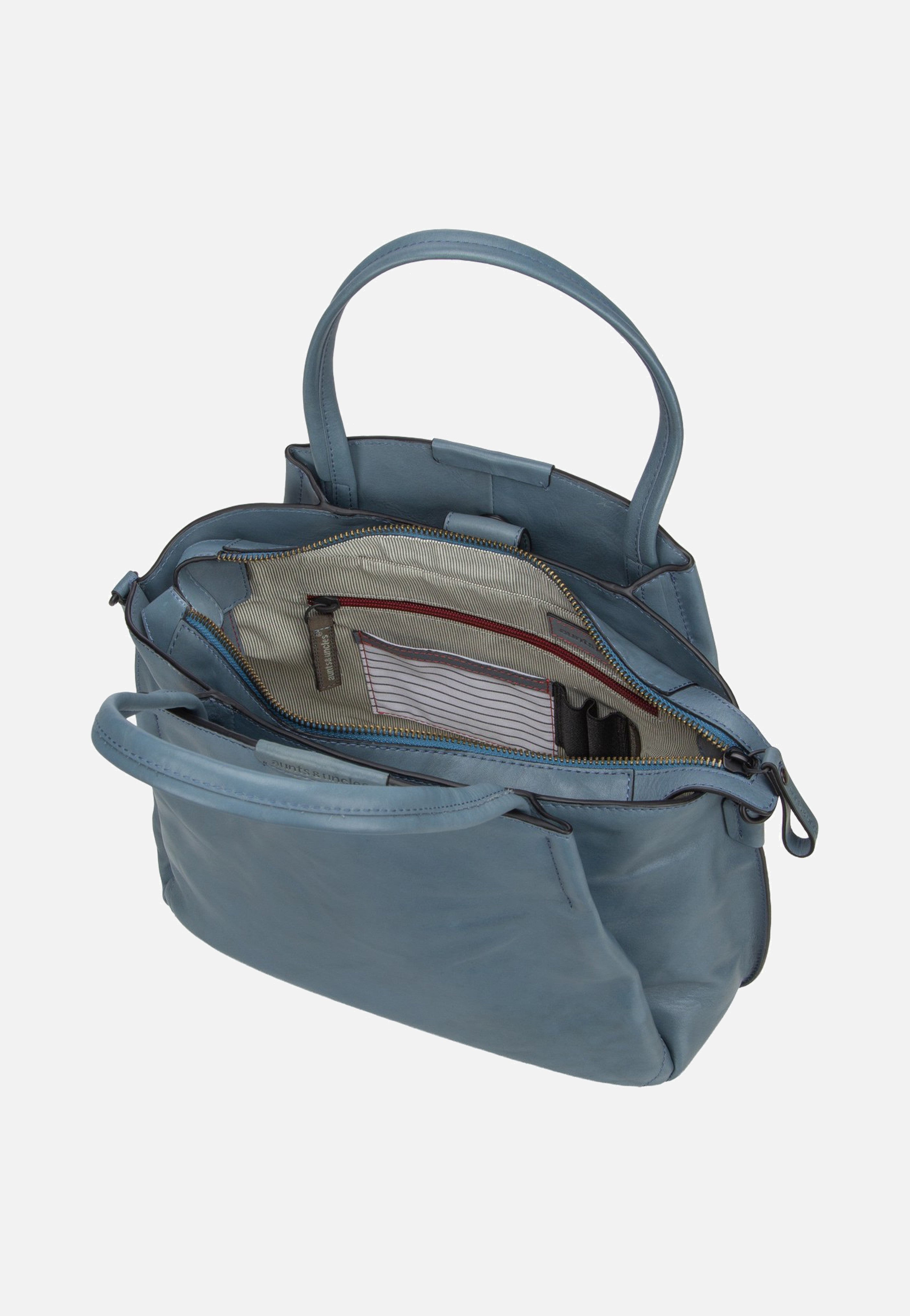 aunts & uncles Mrs. Chiffon Pie Aegean Blue Handle Bag