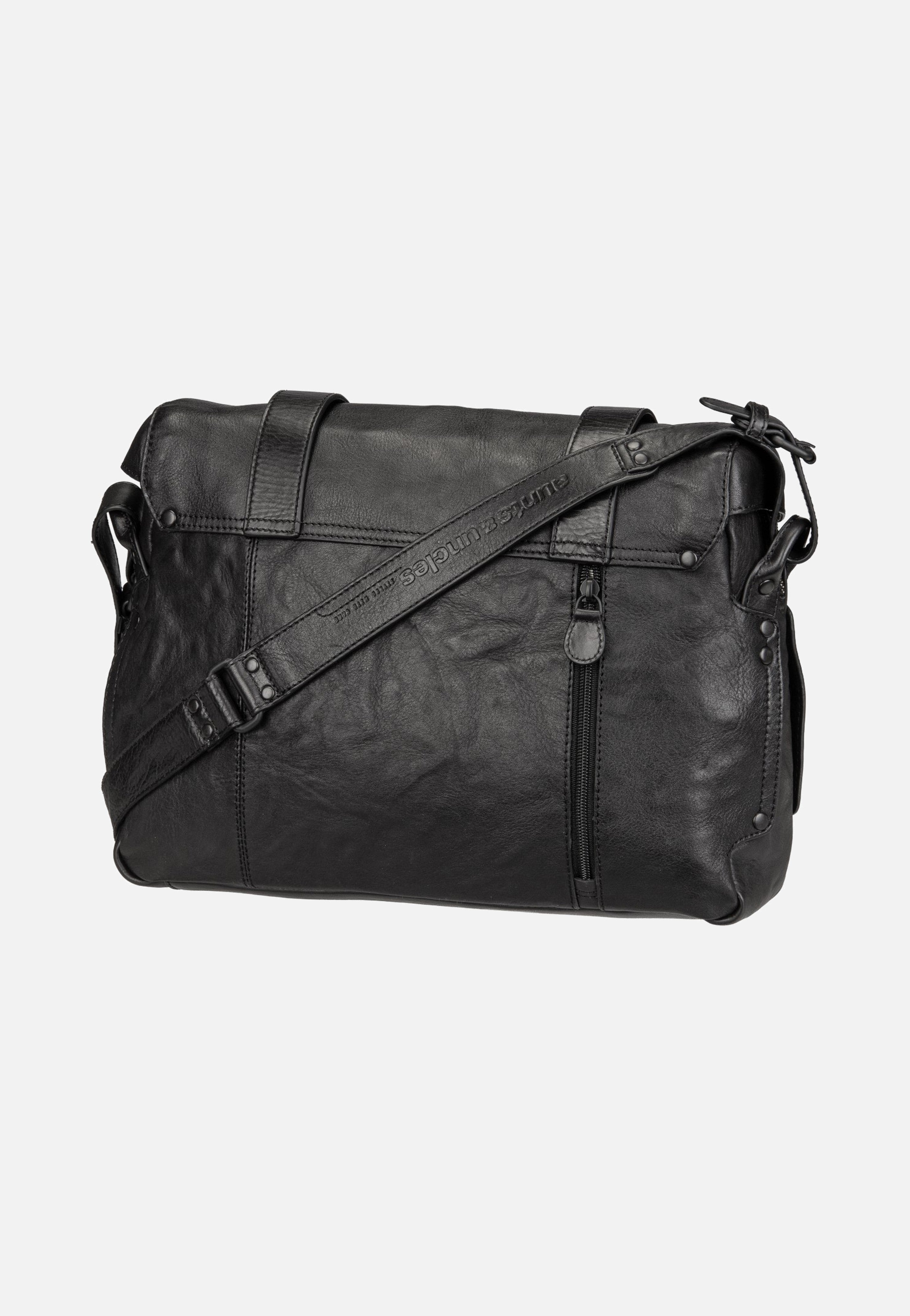 aunts & uncles Mrs. Honey Pie Black Smoke Messenger Bag