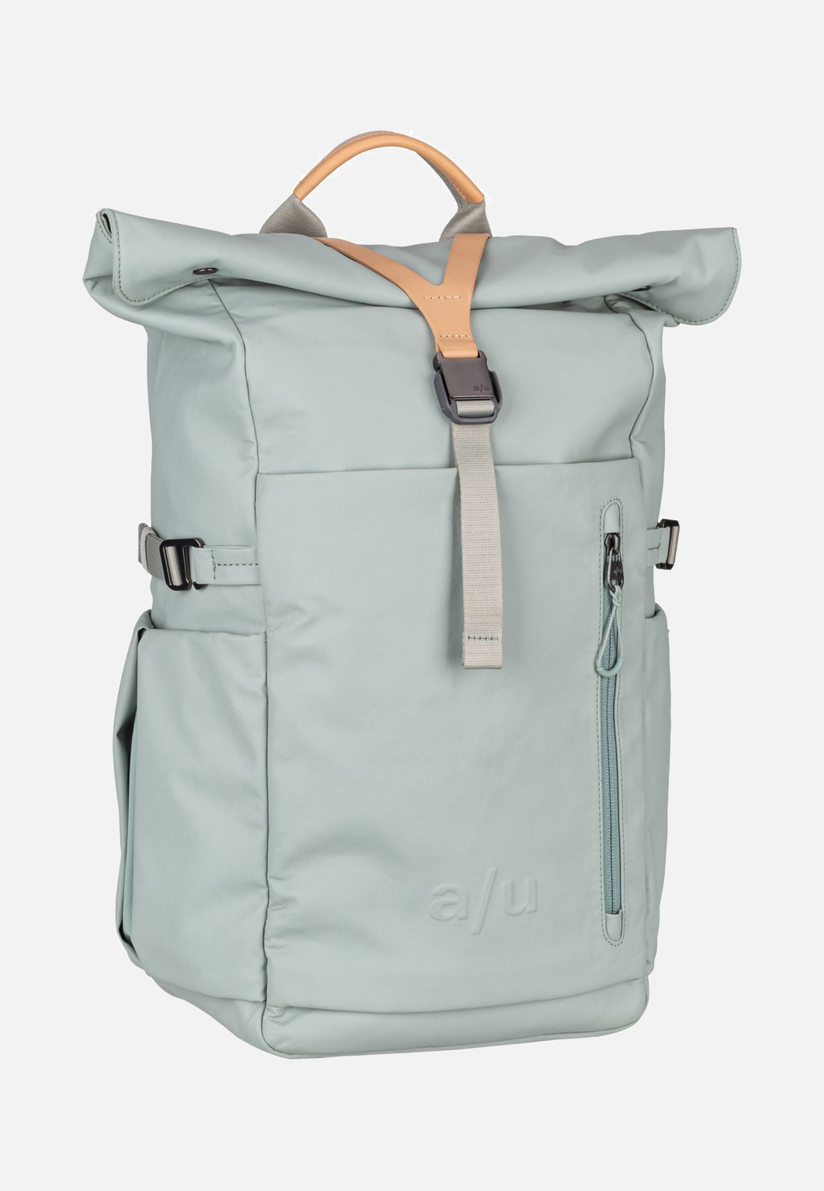 aunts & uncles Tokachi RE Sage Green Rolltop Backpack