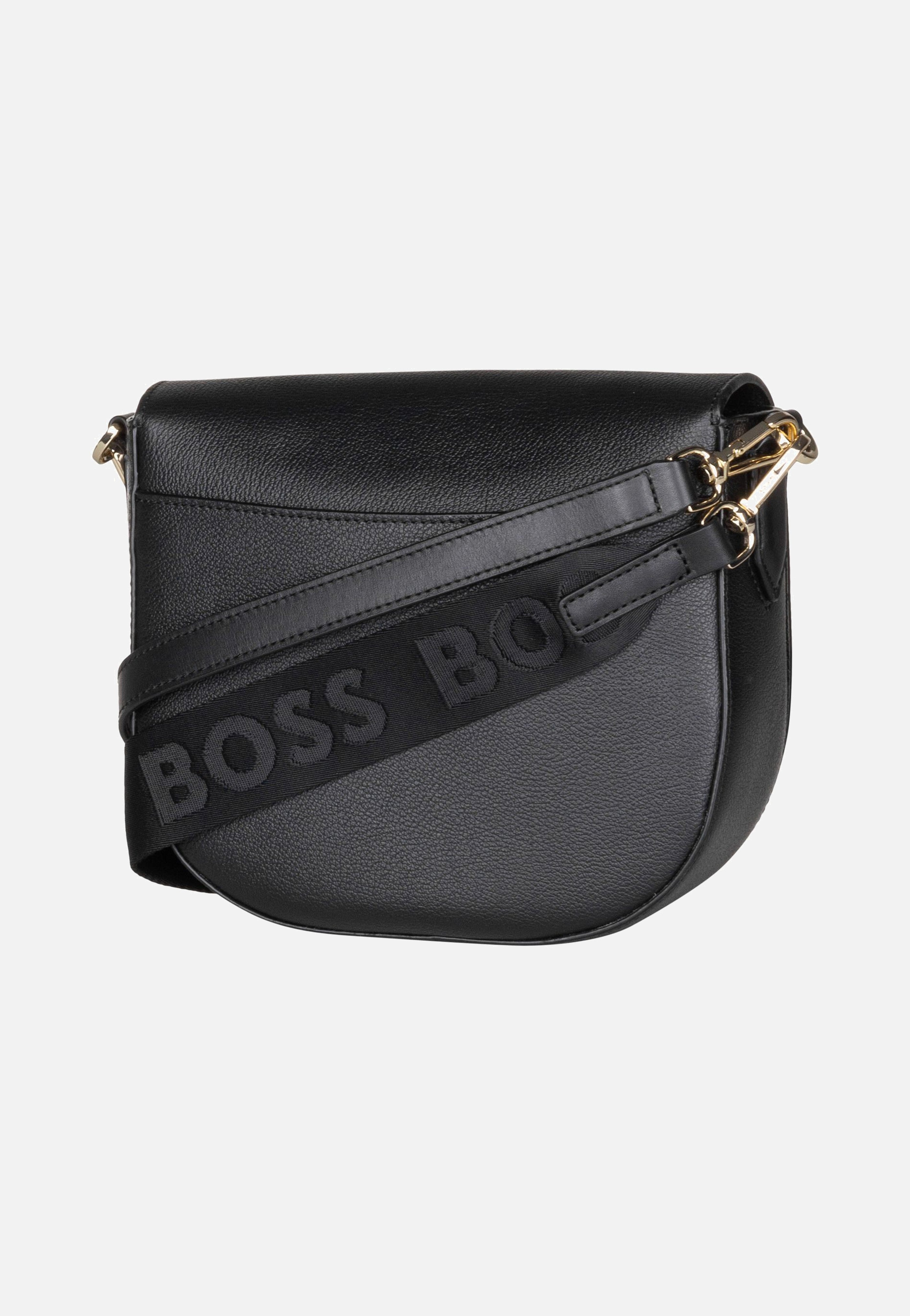 BOSS - Alyce Flap BM 50535965 Black - Saddle Bag | Women-Image