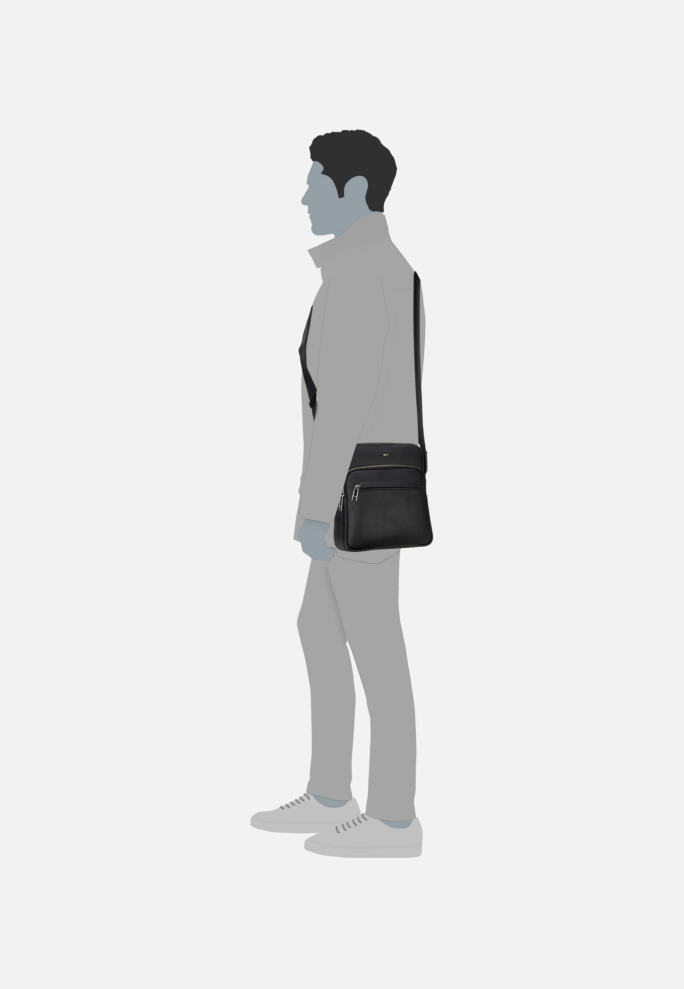 BOSS - Ray Big 50523435 Black - Crossbody Bag | Men-Image