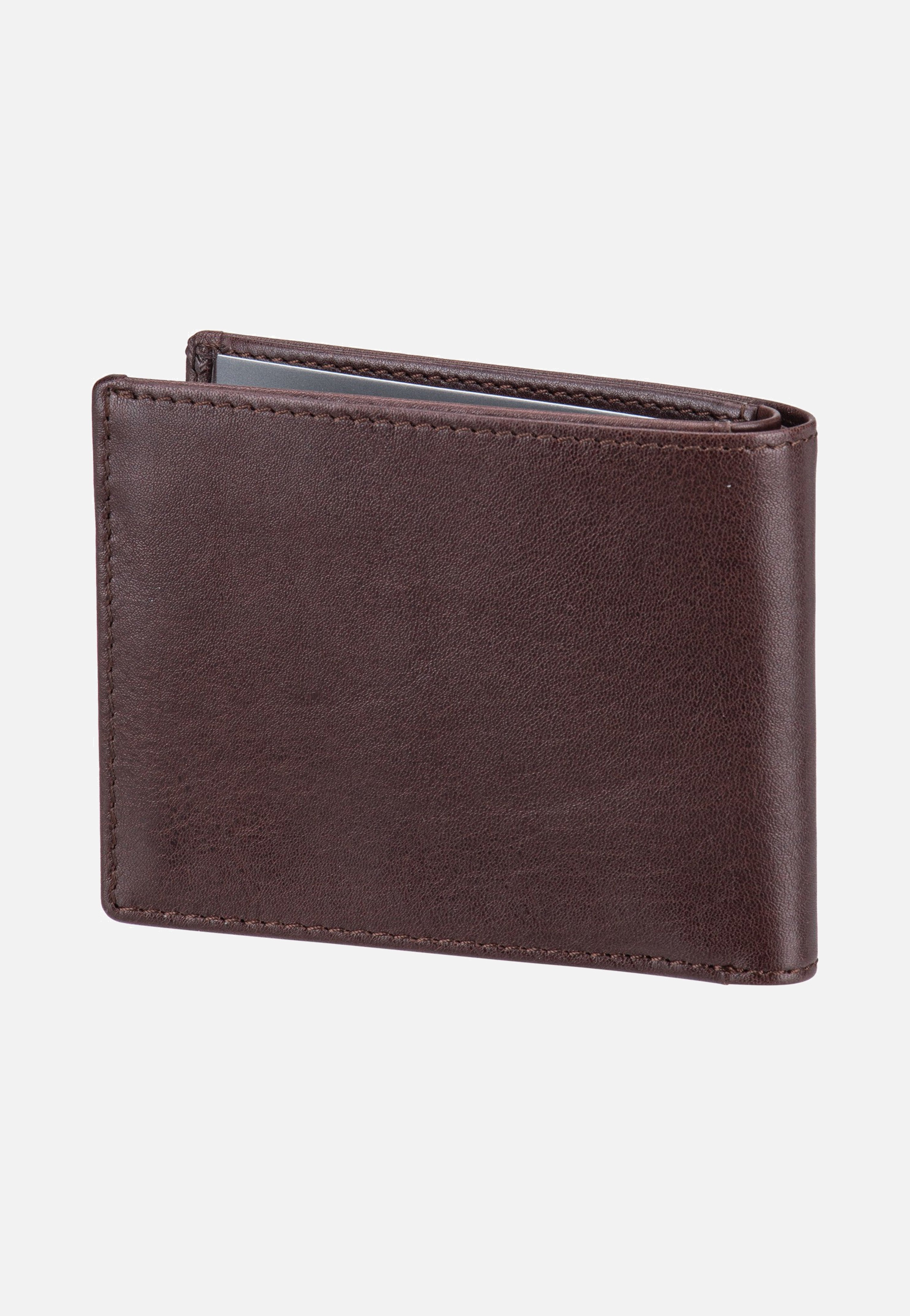 Braun Büffel Arezzo RFID 4+4Cs Braun Portemonnaie