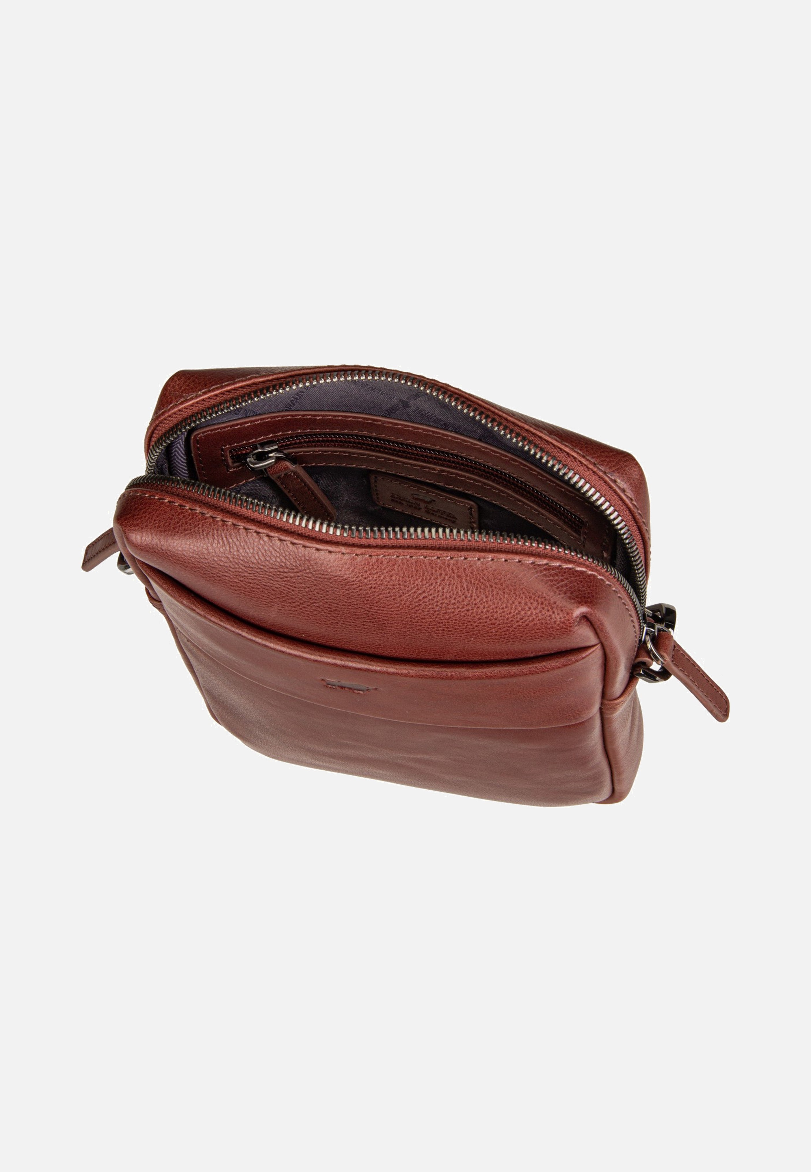 Braun Büffel Arezzo Umhängetasche Tabak Schultertasche