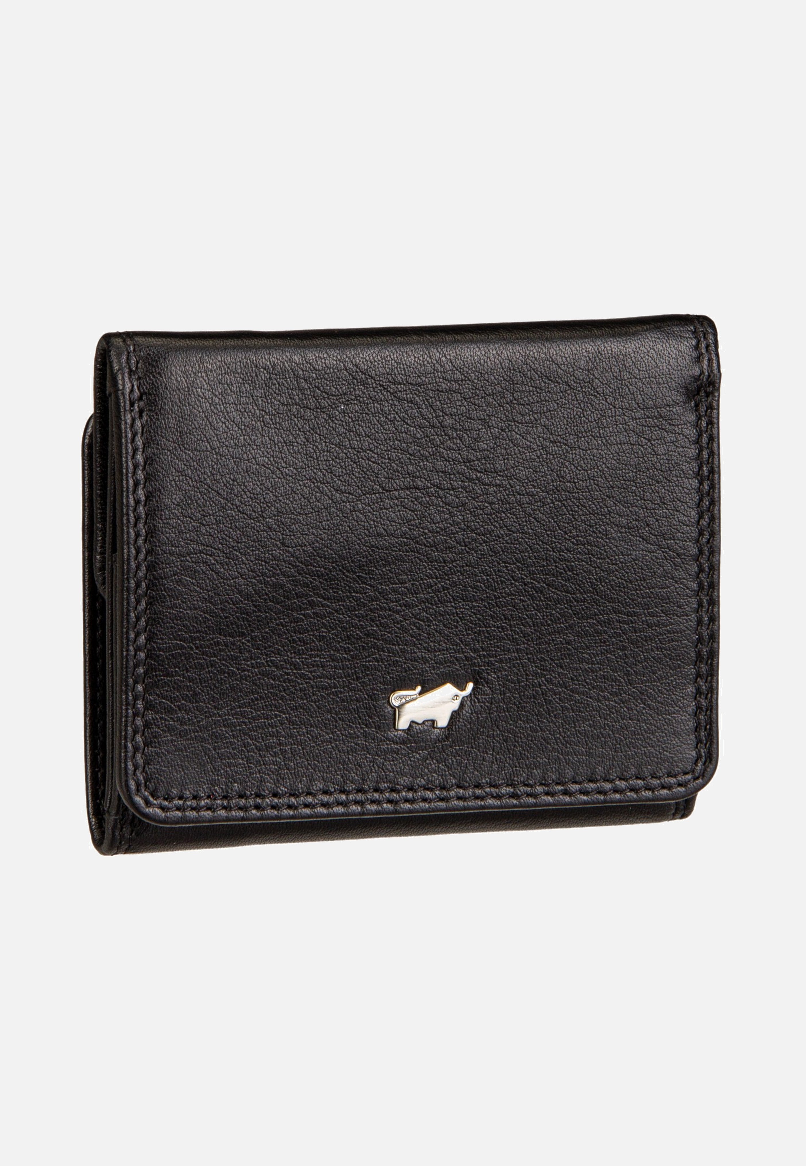 Braun Büffel Golf RFID Coin Purse 2Cs Black Portemonnaie