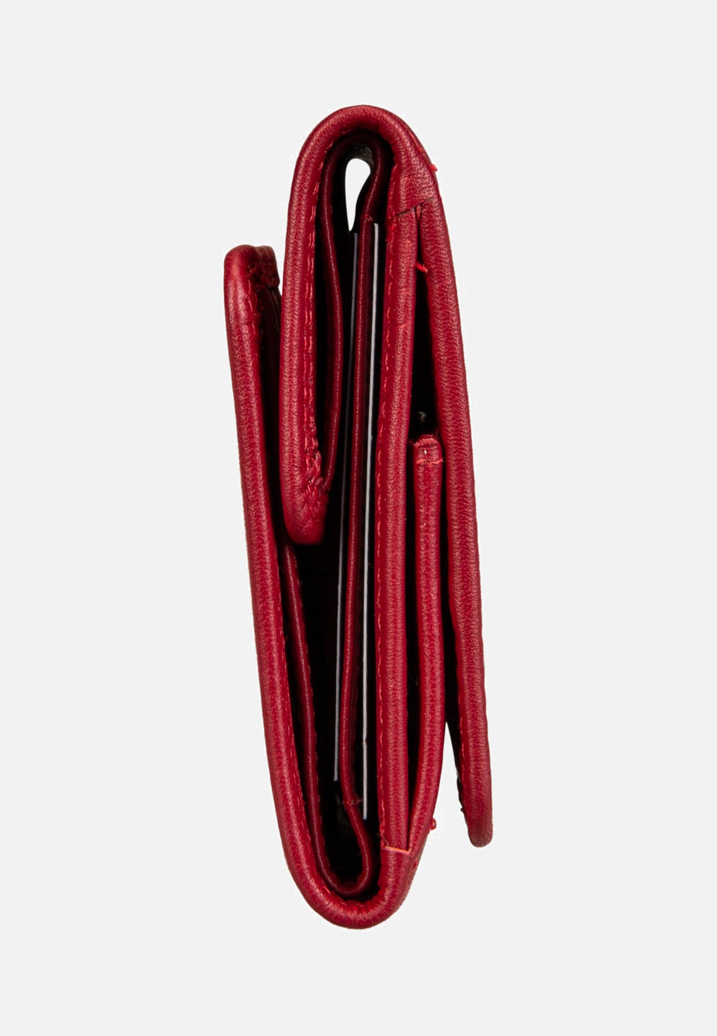Braun Büffel Golf RFID Coin Purse 2Cs Red Portemonnaie