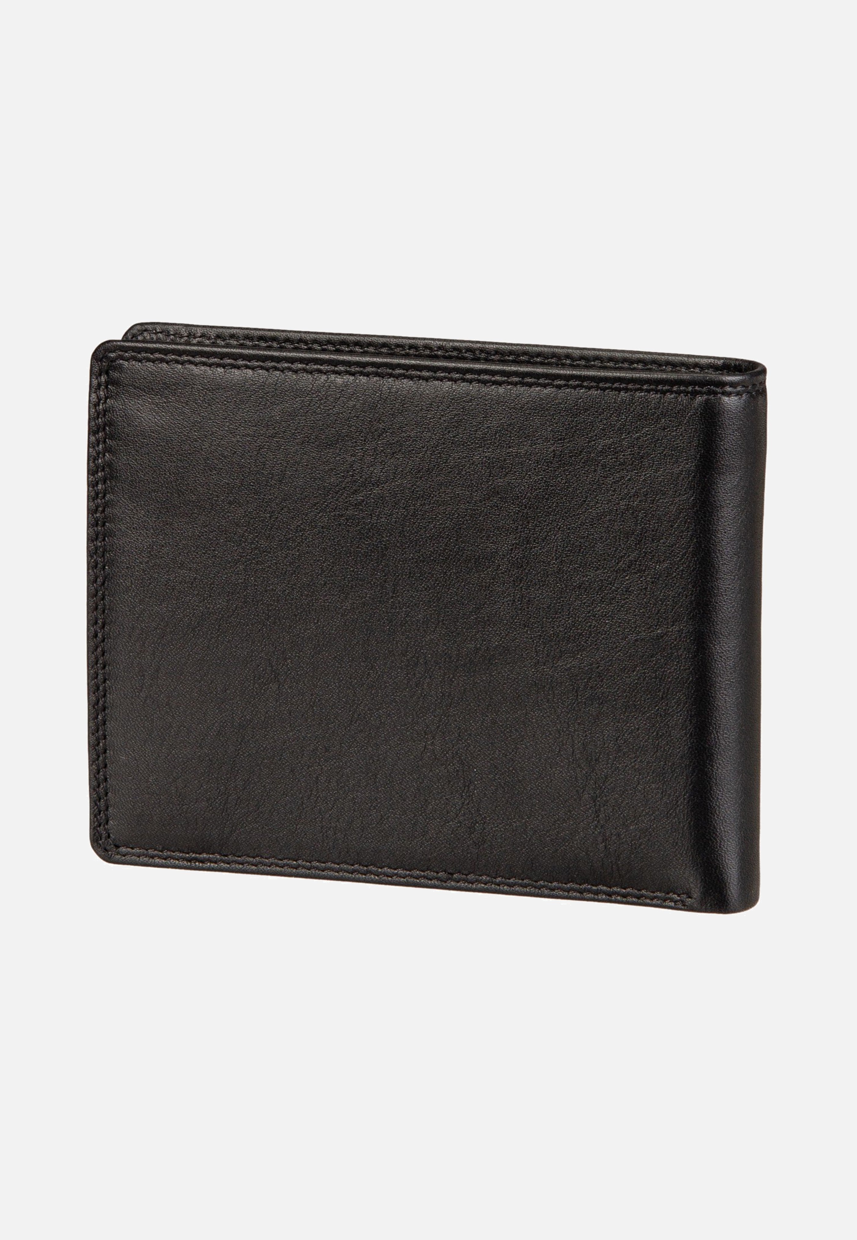 Braun Büffel Golf RFID Coin Wallet 4+3Cs Black Portemonnaie