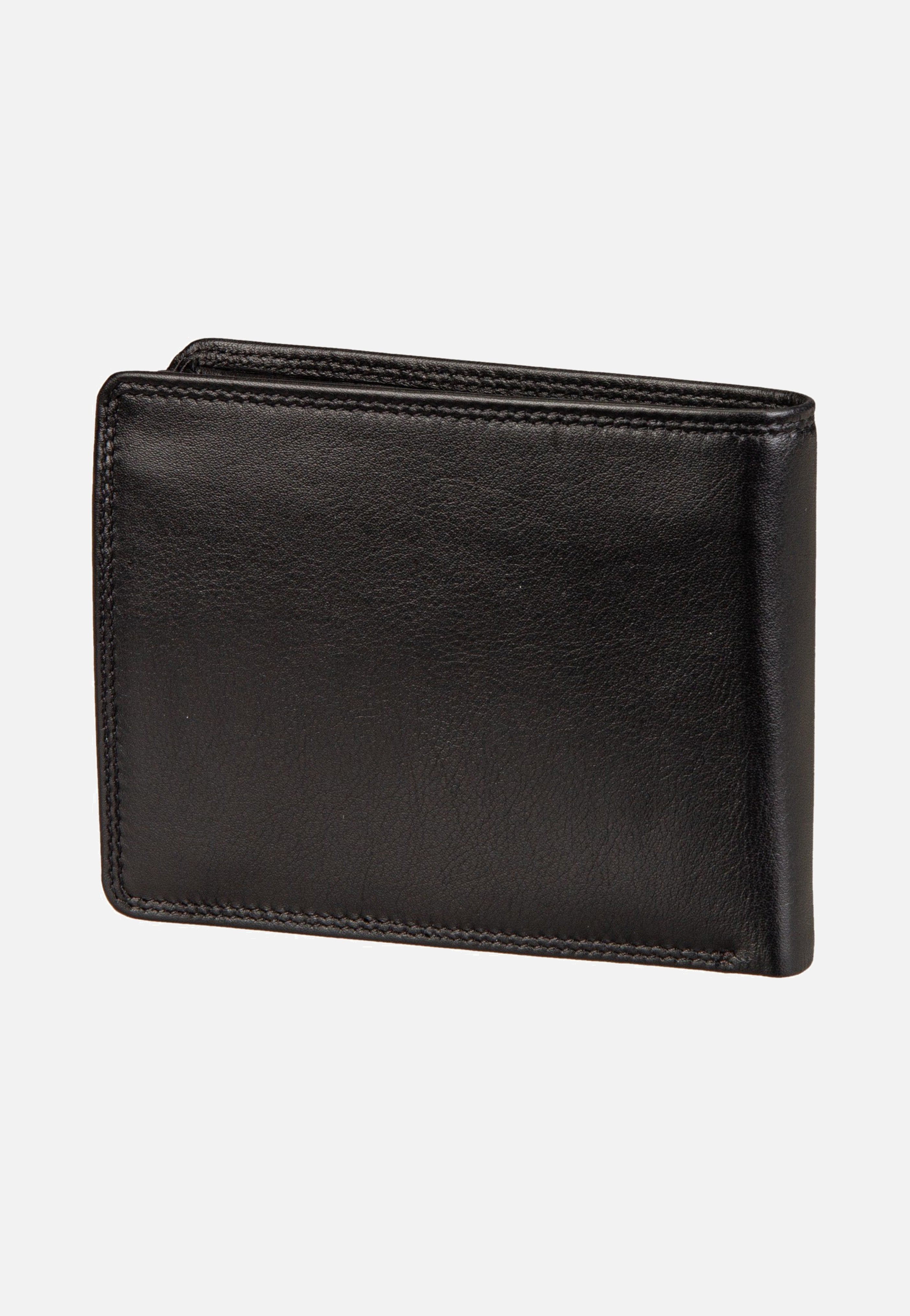 Braun Büffel Golf RFID Coin Wallet 8Cs + Loop Black Portemonnaie