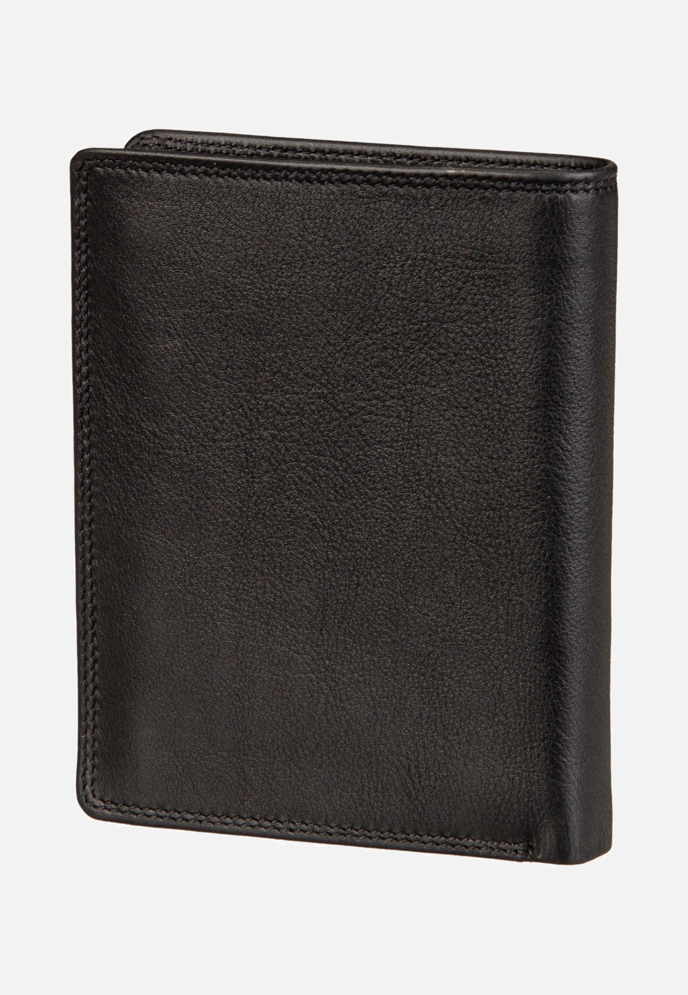 Braun Büffel Golf RFID Coin Wallet H 7Cs + Loop Black Portemonnaie