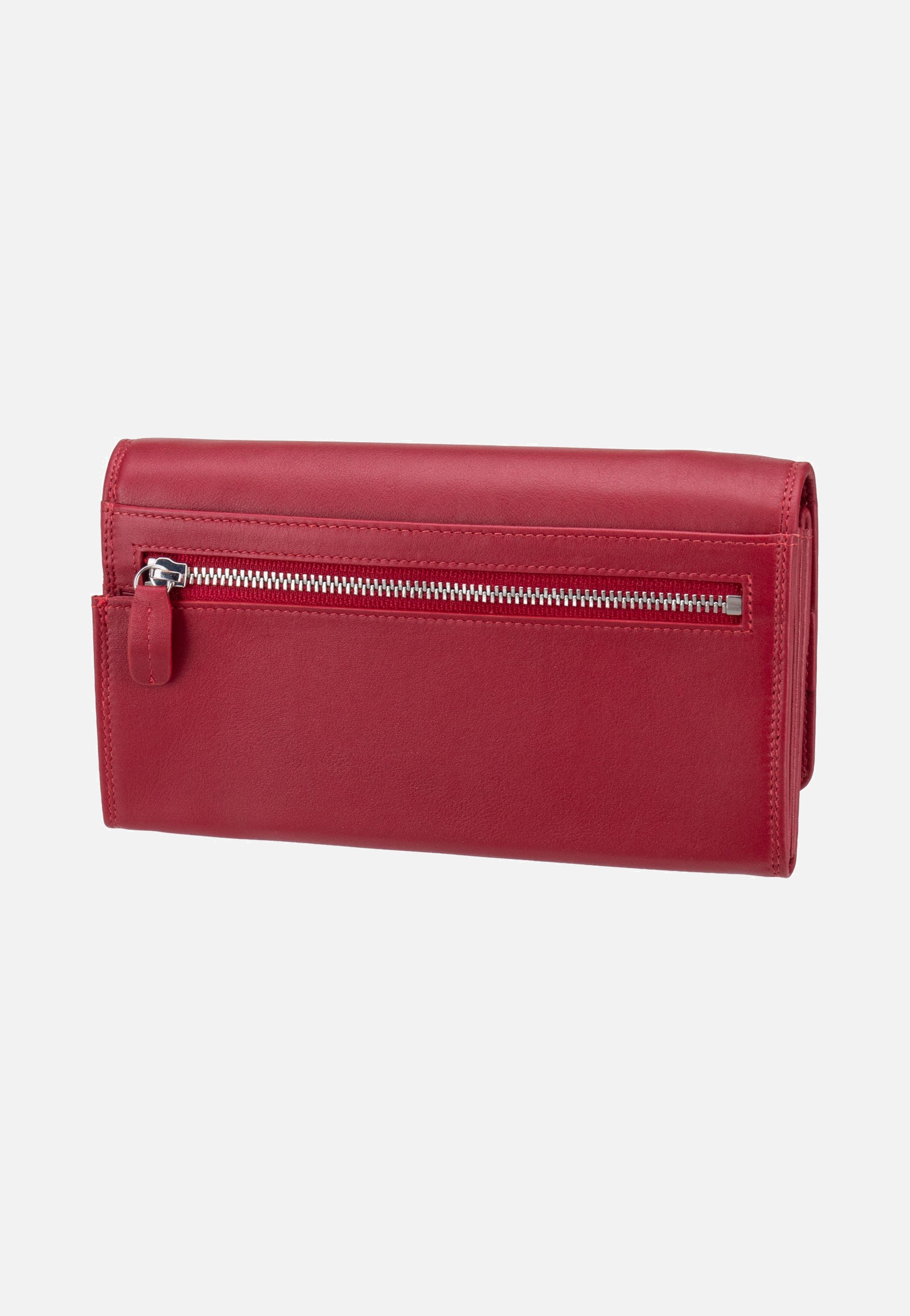 Braun Büffel Golf RFID Wallet L 9Cs Red Portemonnaie