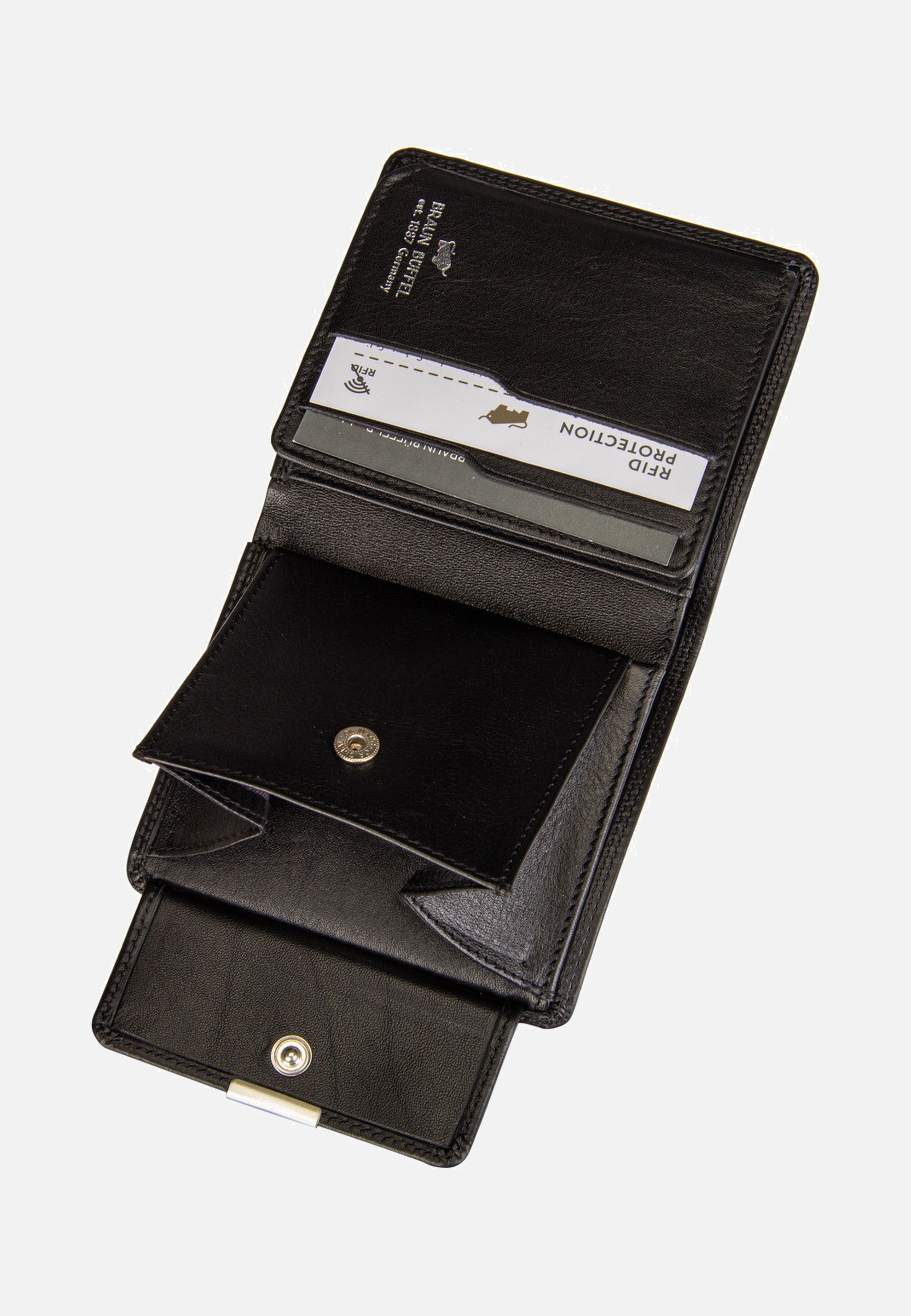 Braun Büffel - Golf RFID Coin Wallet Carré 6Cs Black - Wallet | Neutral-Image