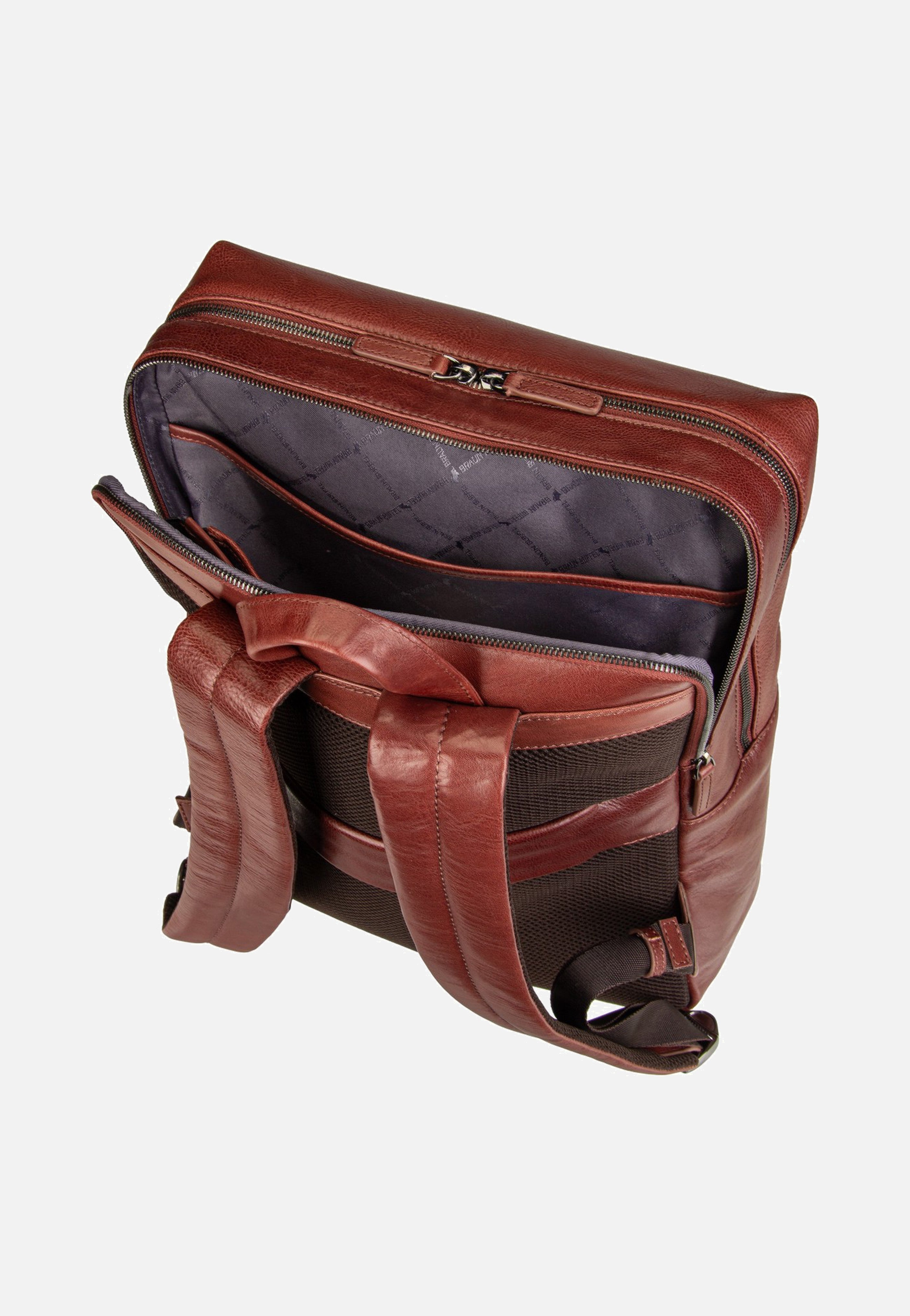 Braun Büffel Arezzo Rucksack Tabak Rucksack