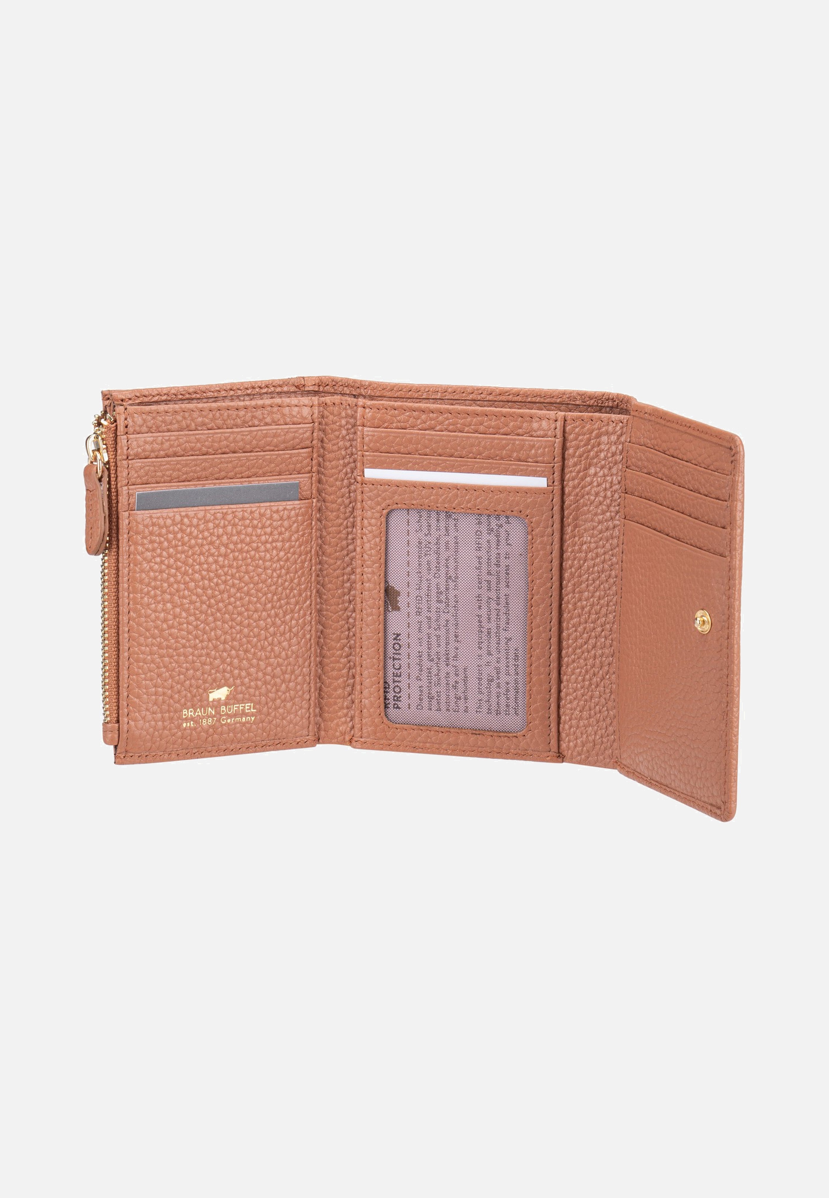 Braun Büffel Asti S 11Cs Cognac Portemonnaie