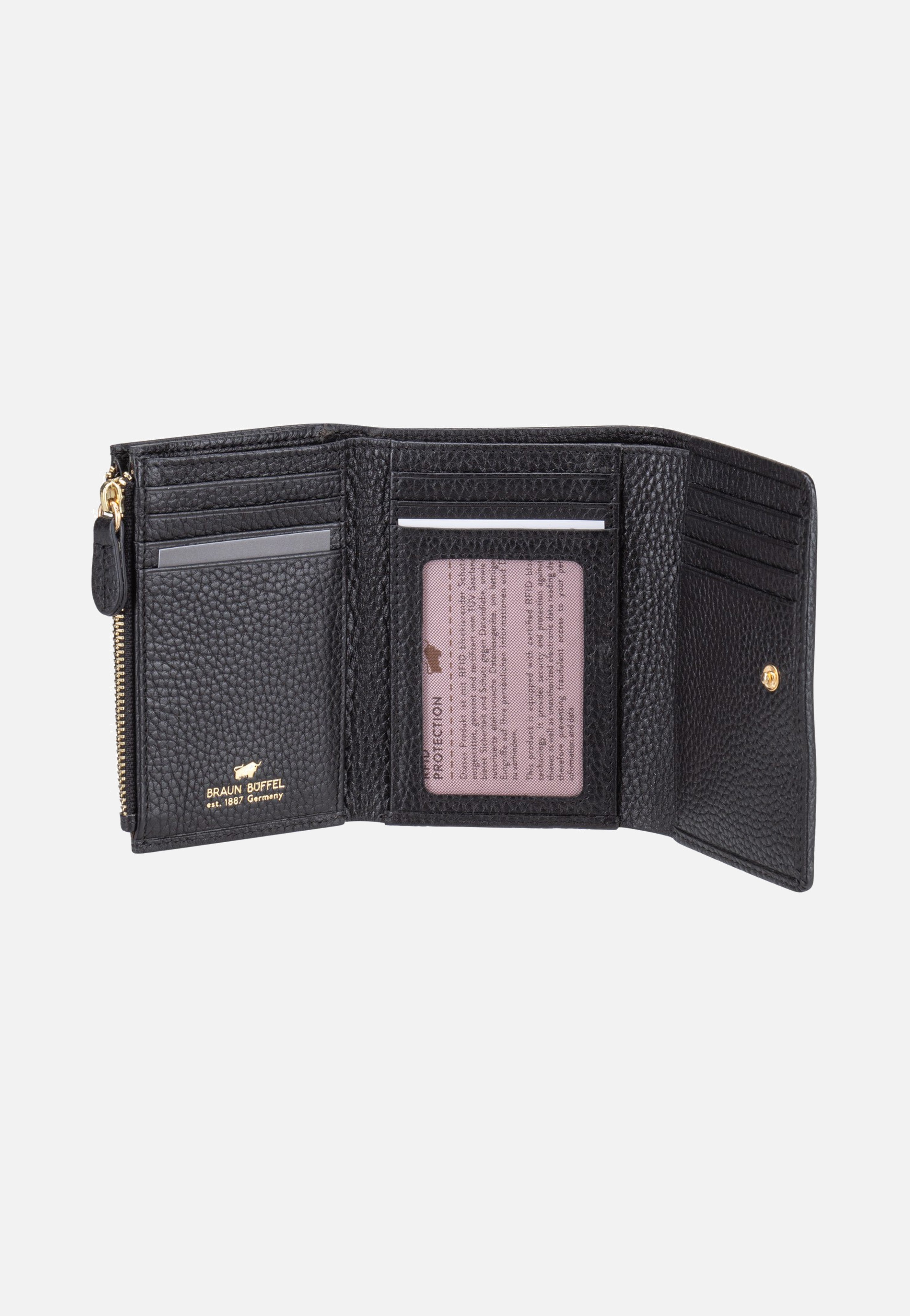 Braun Büffel Asti S 11Cs Schwarz Portemonnaie