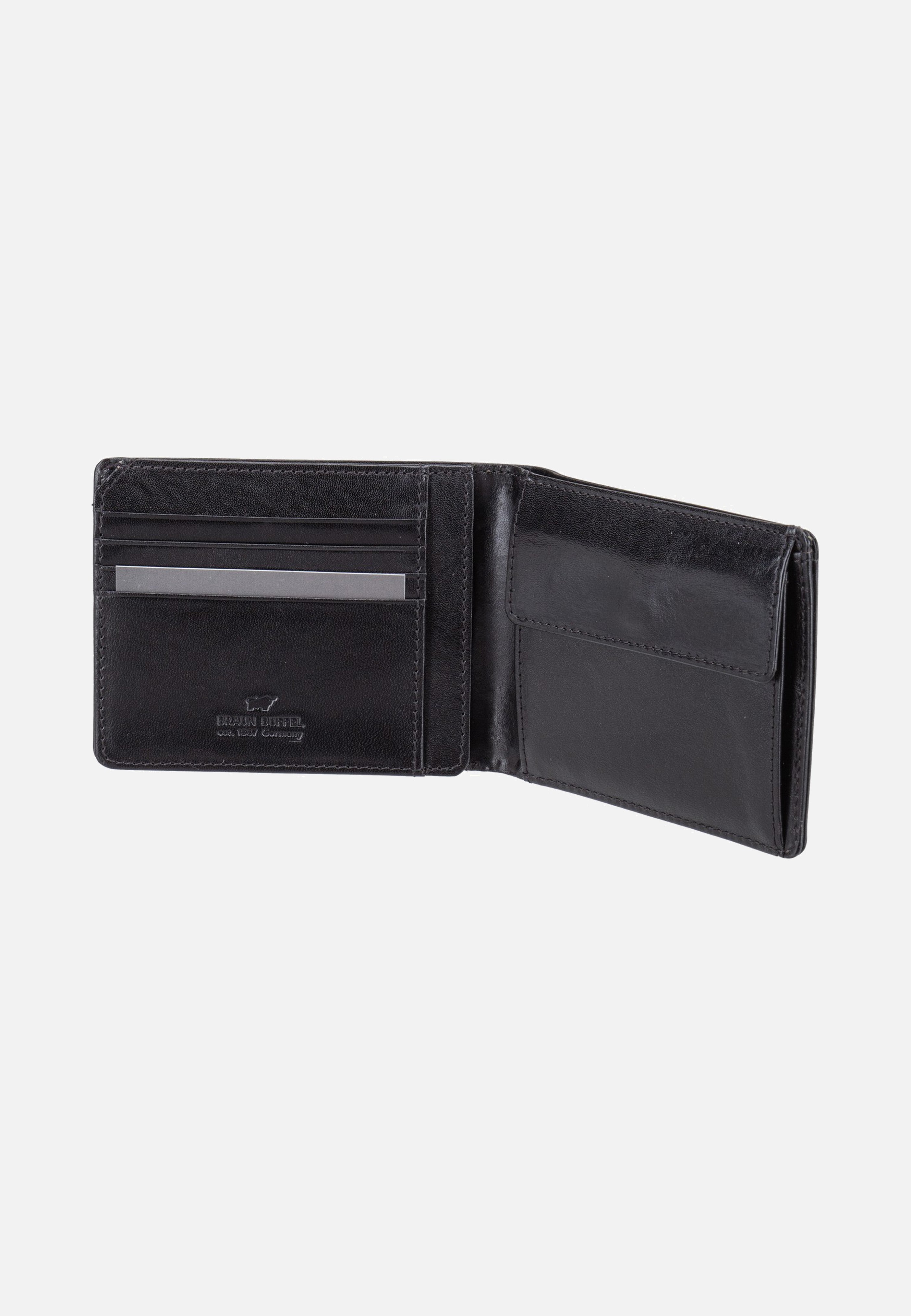 Braun Büffel Country RFID 8Cs Schwarz Portemonnaie