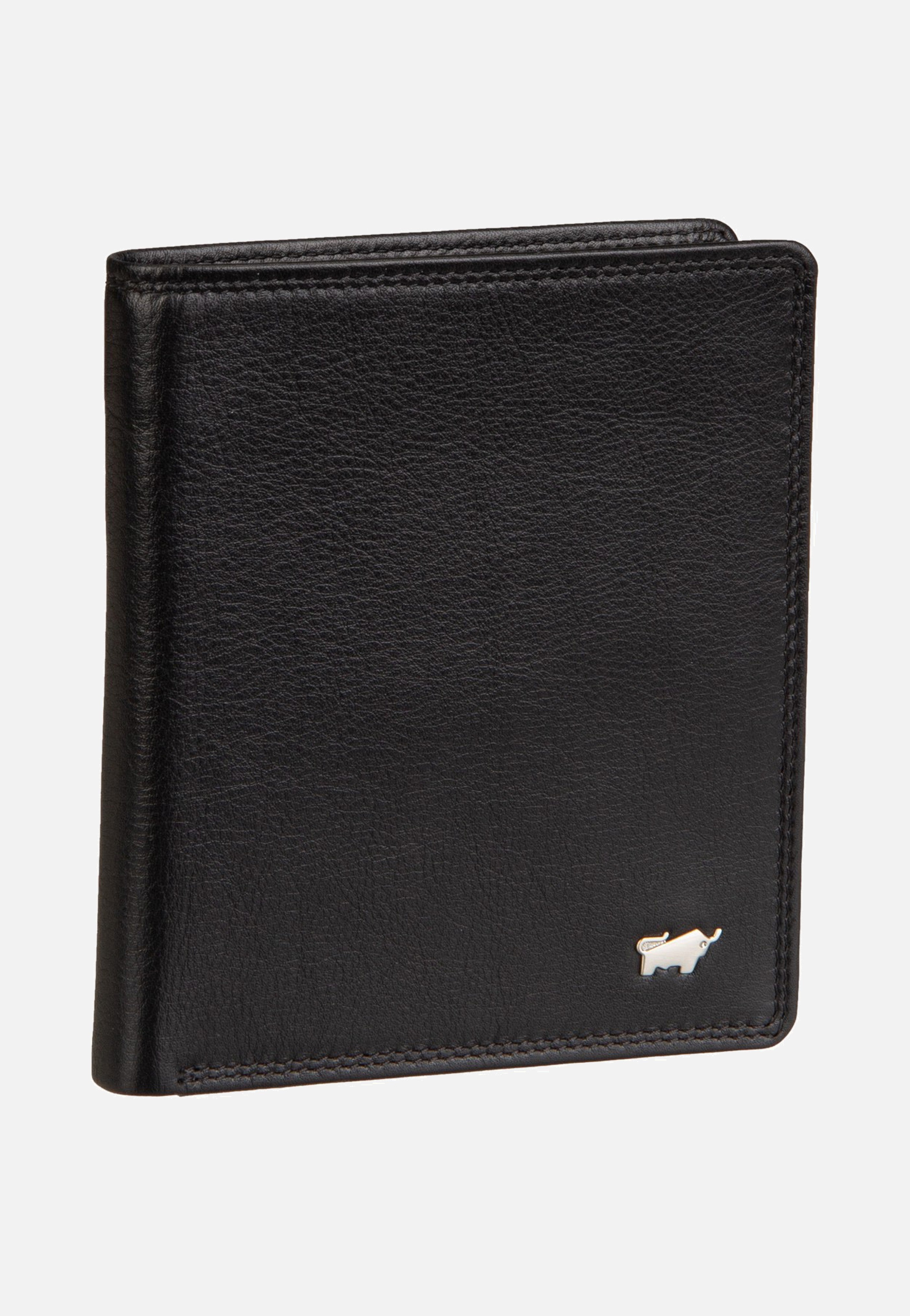 Braun Büffel Golf RFID Coin Wallet H 12Cs Black Portemonnaie