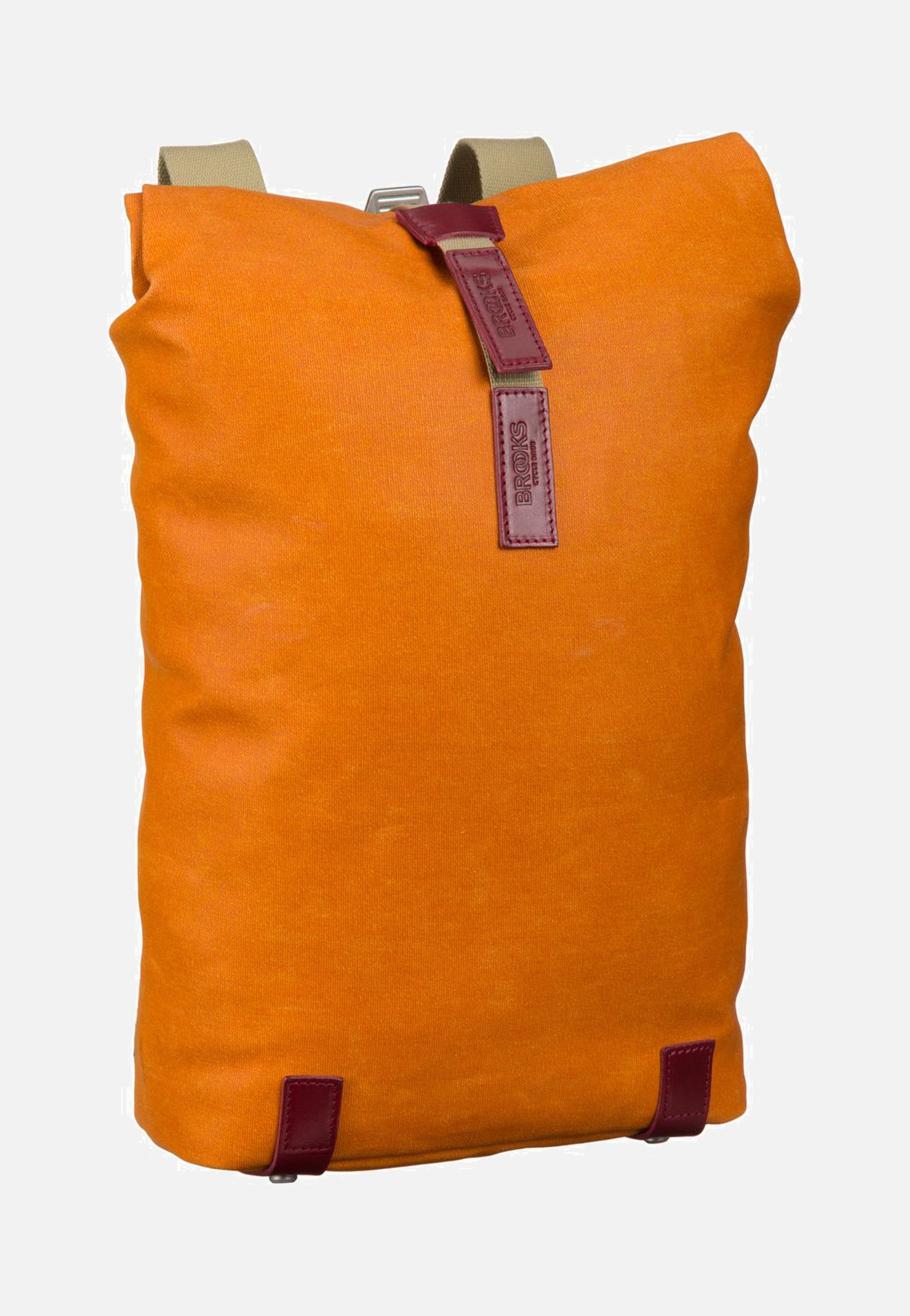 Brooks England - Pickwick Cotton Canvas 12 L Goose Beak - Rolltop Backpack | Neutral-Image