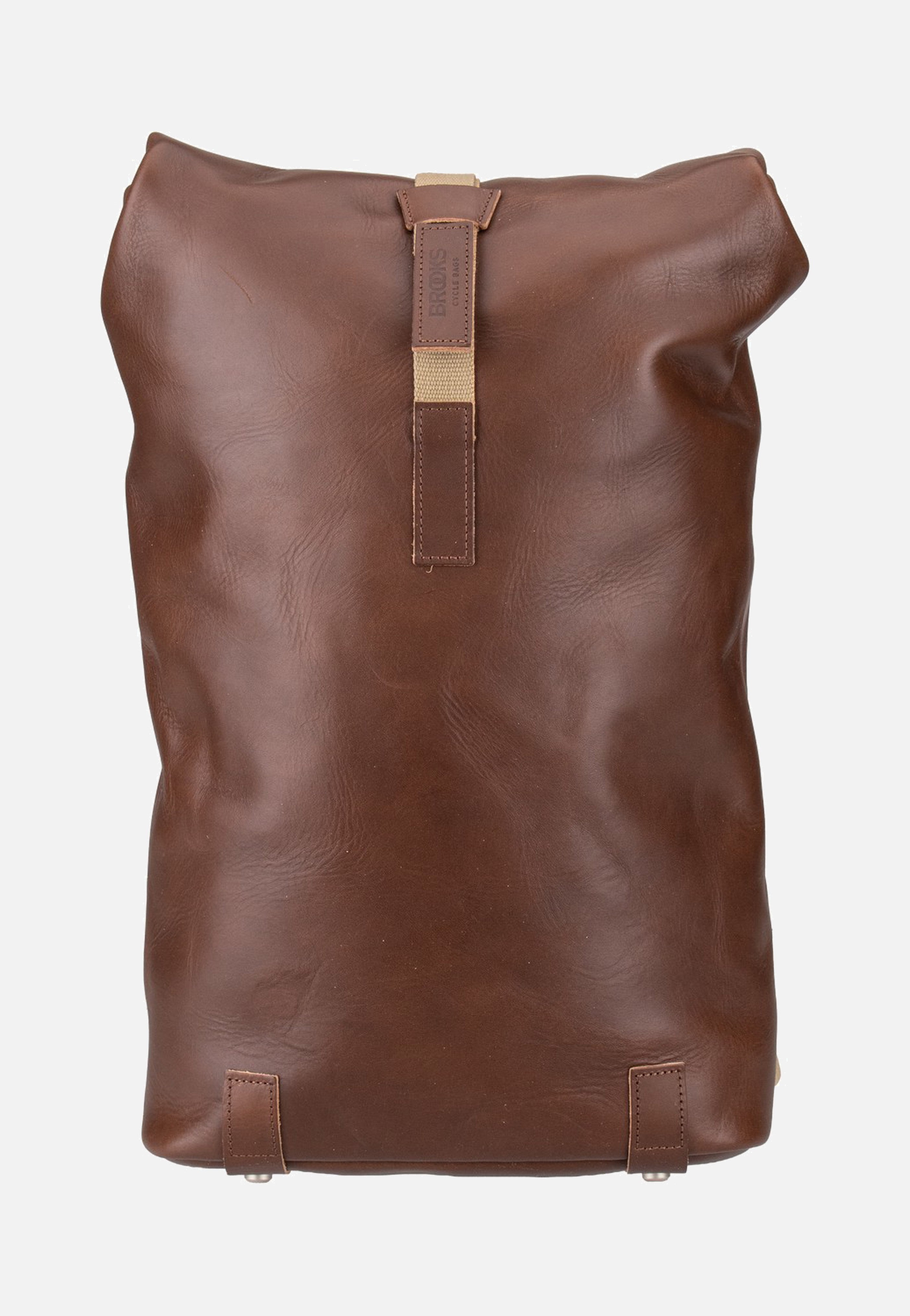 Brooks England - Pickwick Reflective Leather 12L Brown - Rolltop Backpack | Neutral-Image