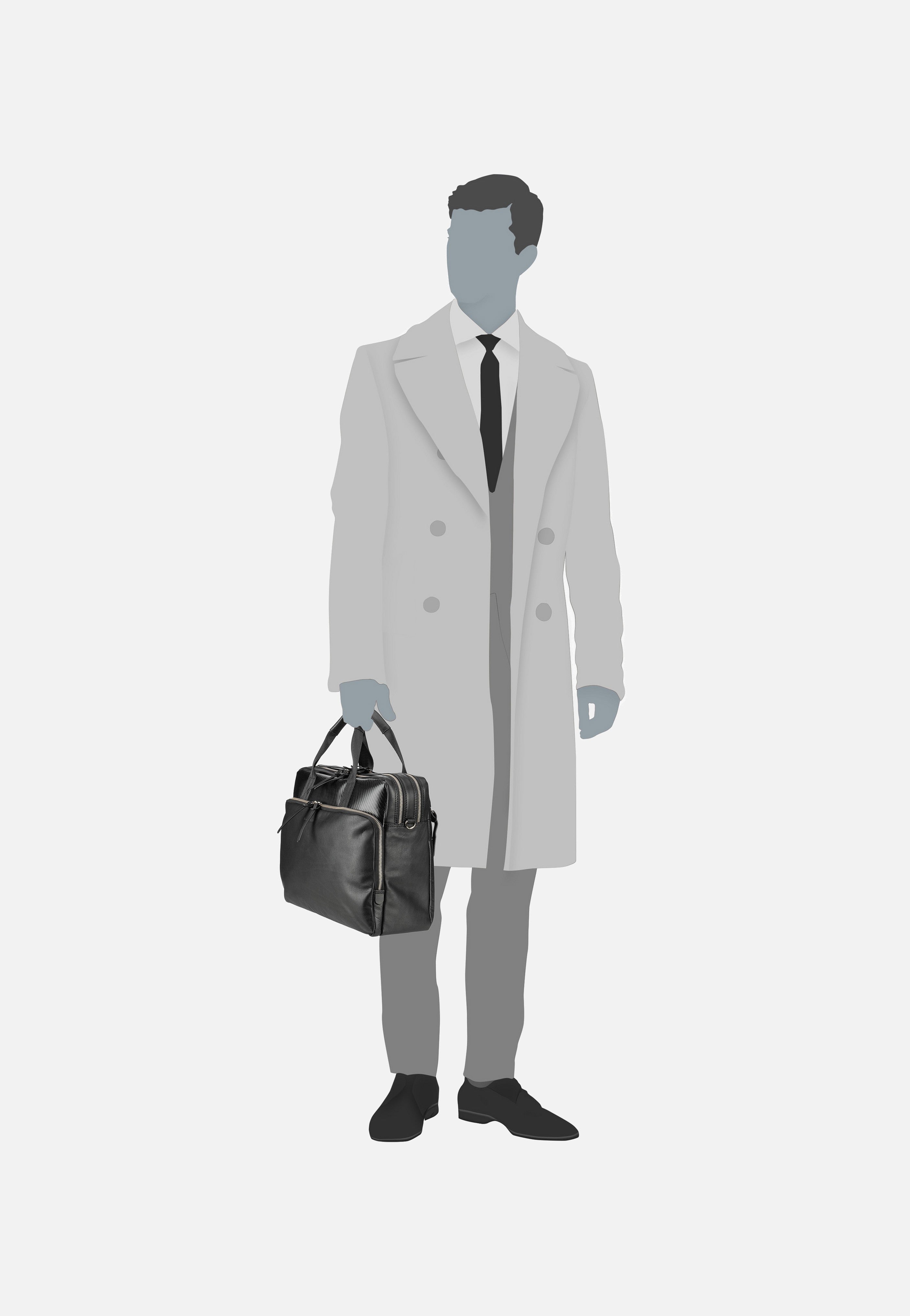Bugatti - Comet L Schwarz - Briefcase | Neutral-Image