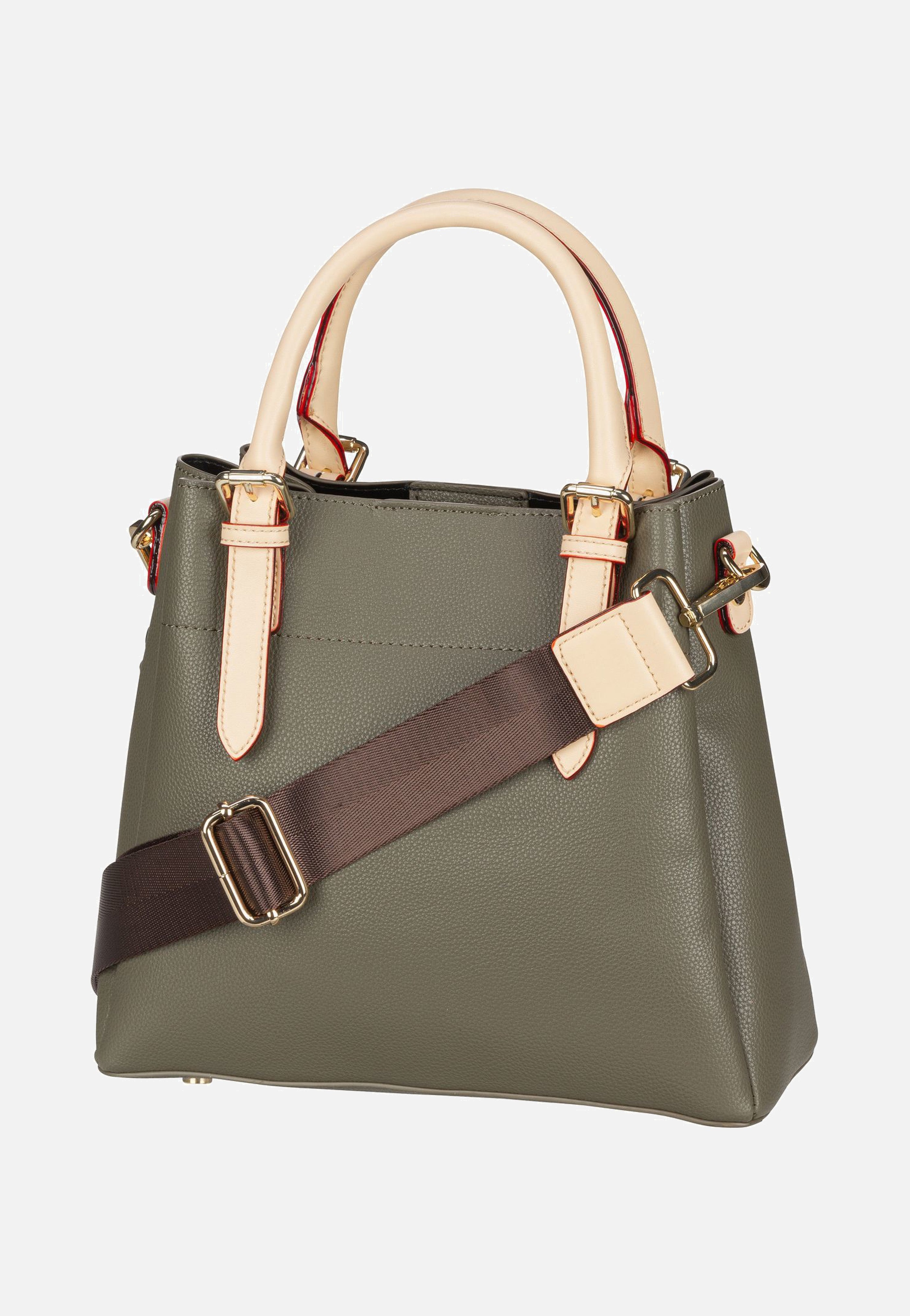 Bugatti - Ella Top Handle M Olive - Handle Bag | Women-Image