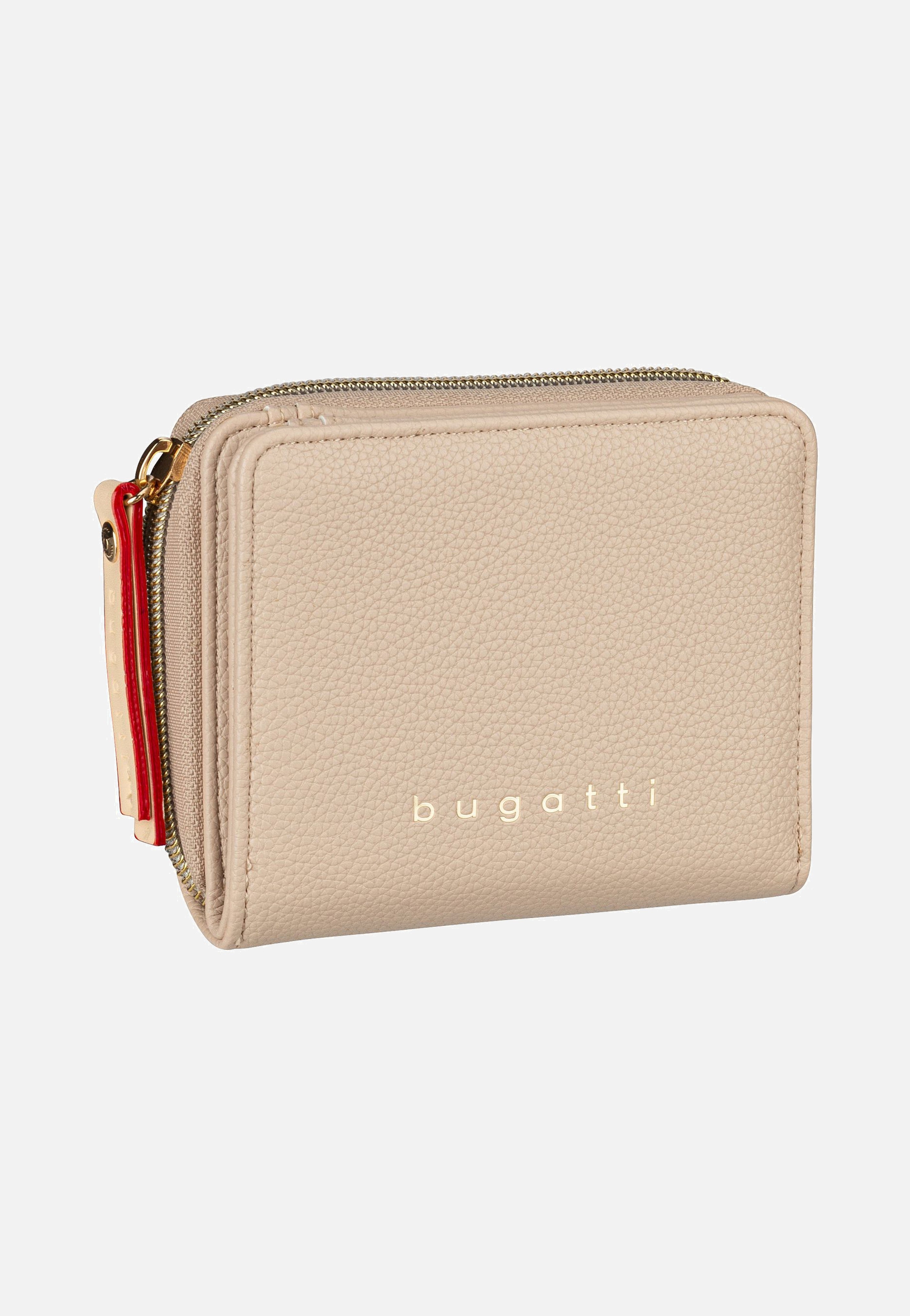 Bugatti Ella Zipped Ladies Purse Beige Portemonnaie