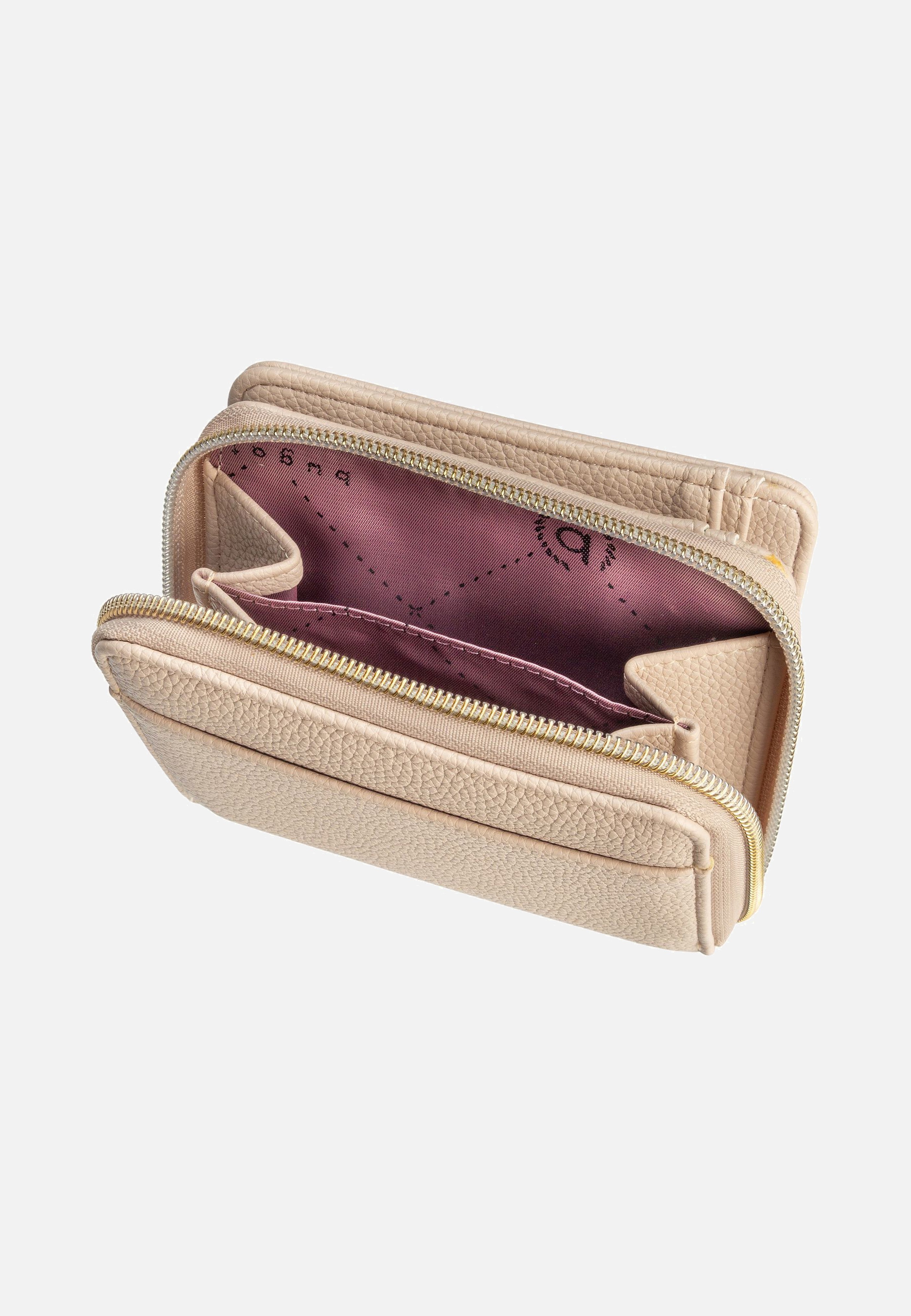 Bugatti Ella Zipped Ladies Purse Beige Portemonnaie