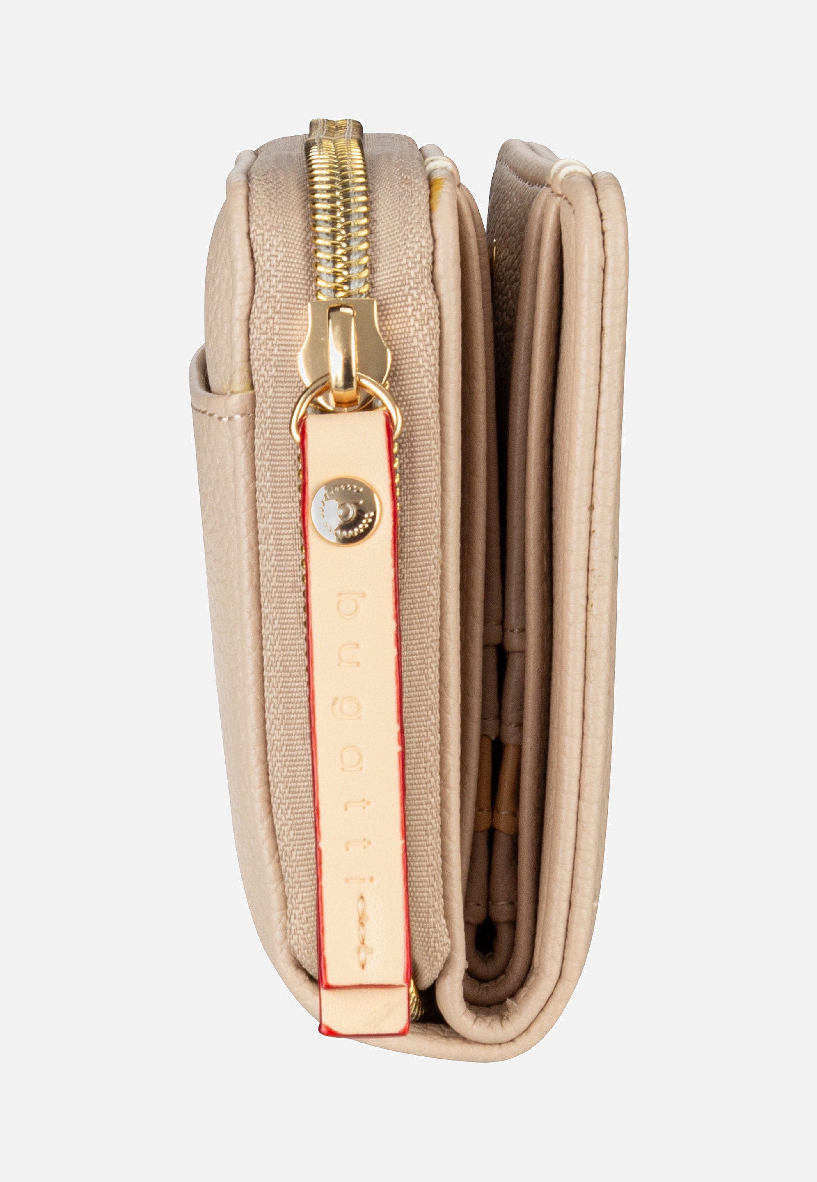 Bugatti Ella Zipped Ladies Purse Beige Portemonnaie