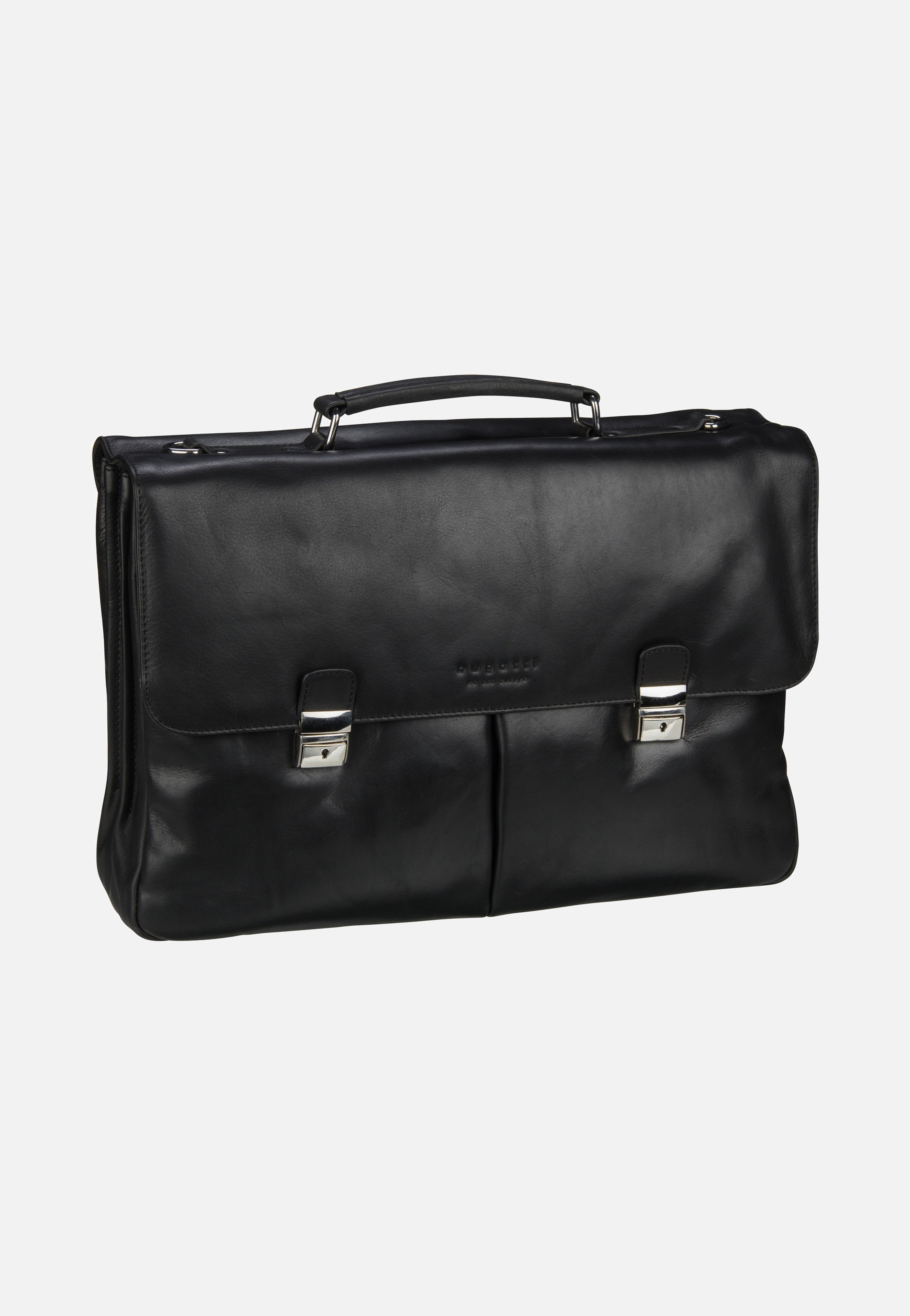 Bugatti Romano Large Schwarz Aktentasche