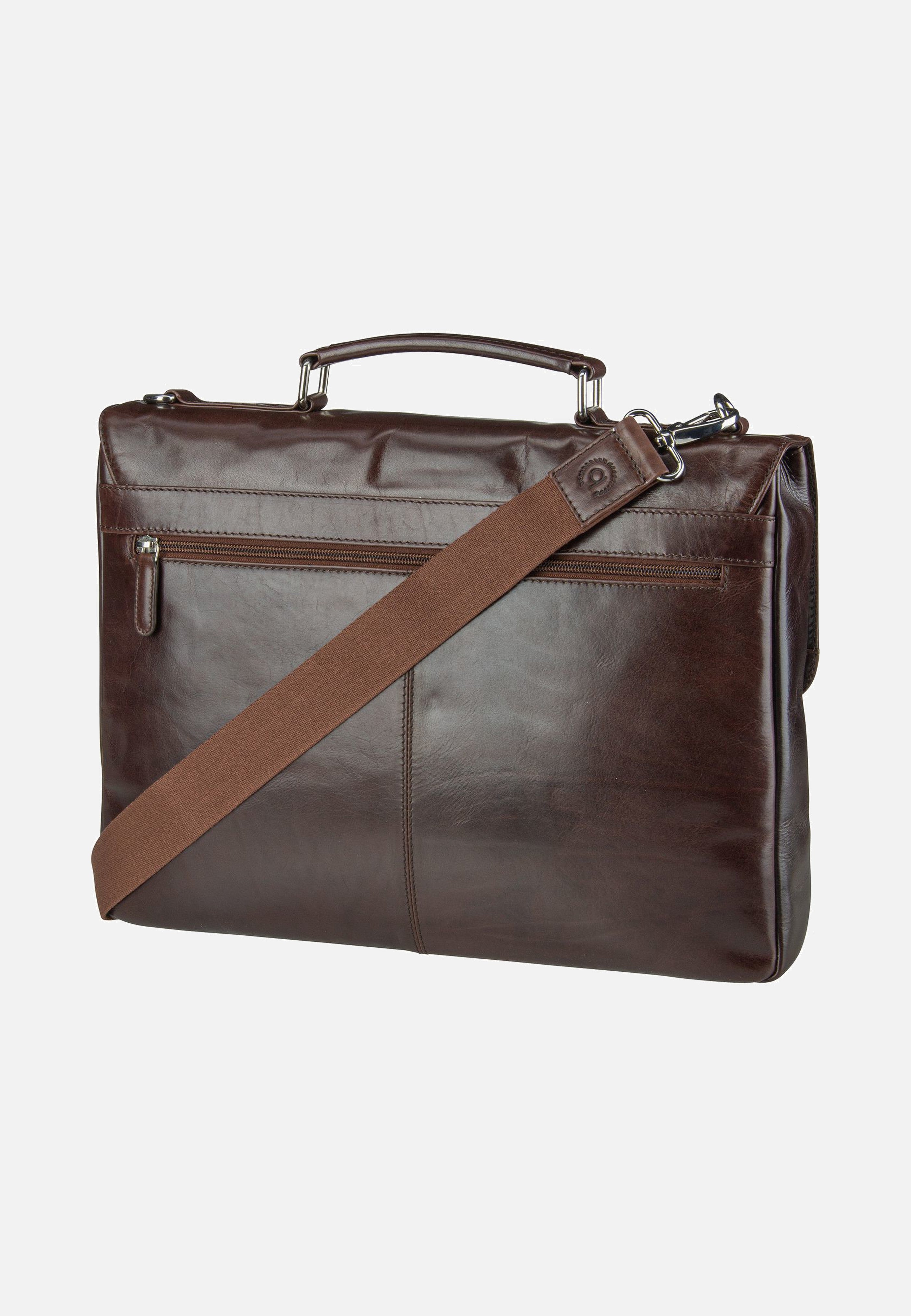 Bugatti - Romano Small Braun - Briefcase | Men-Image