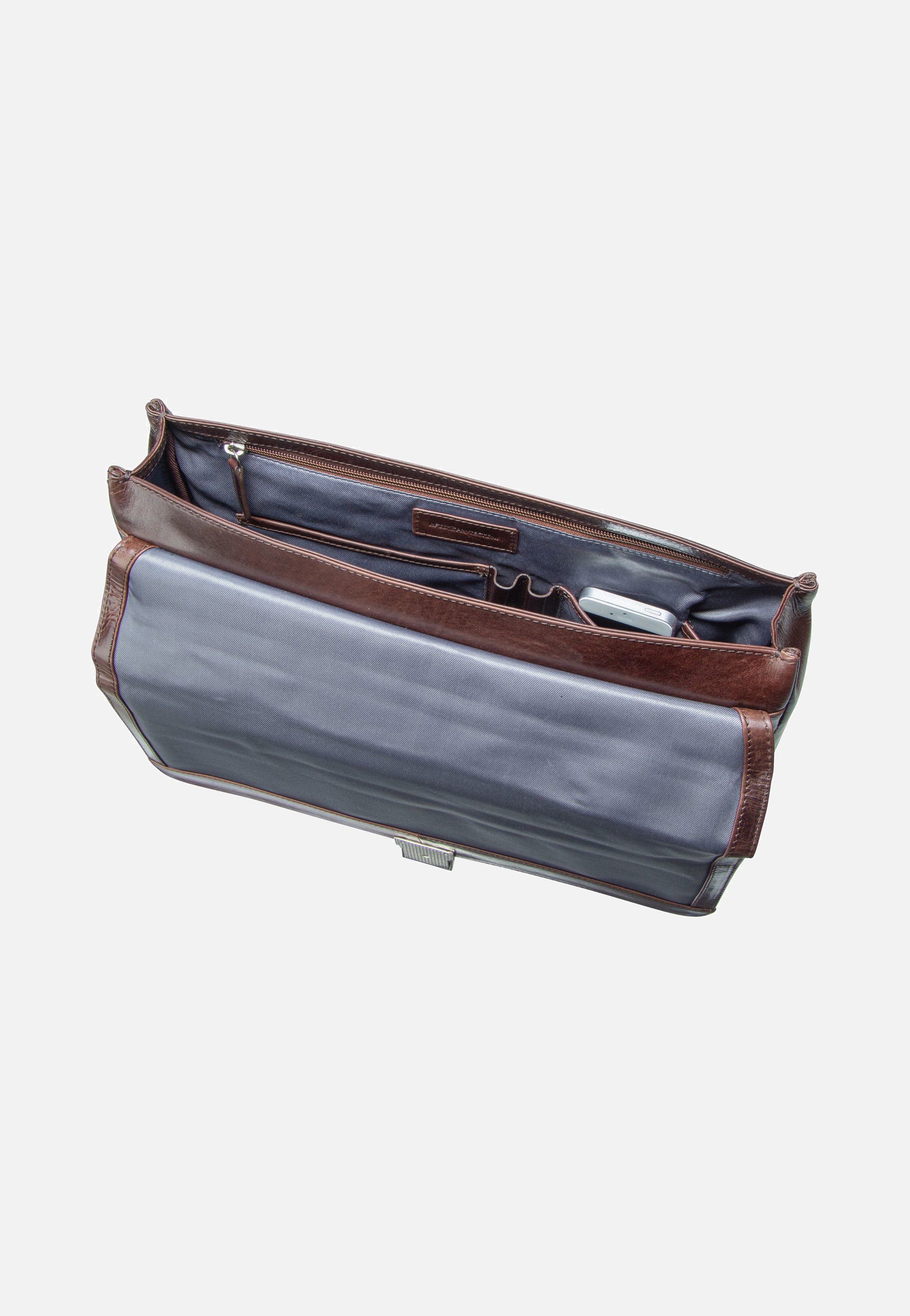 Bugatti Romano Small Braun Aktentasche