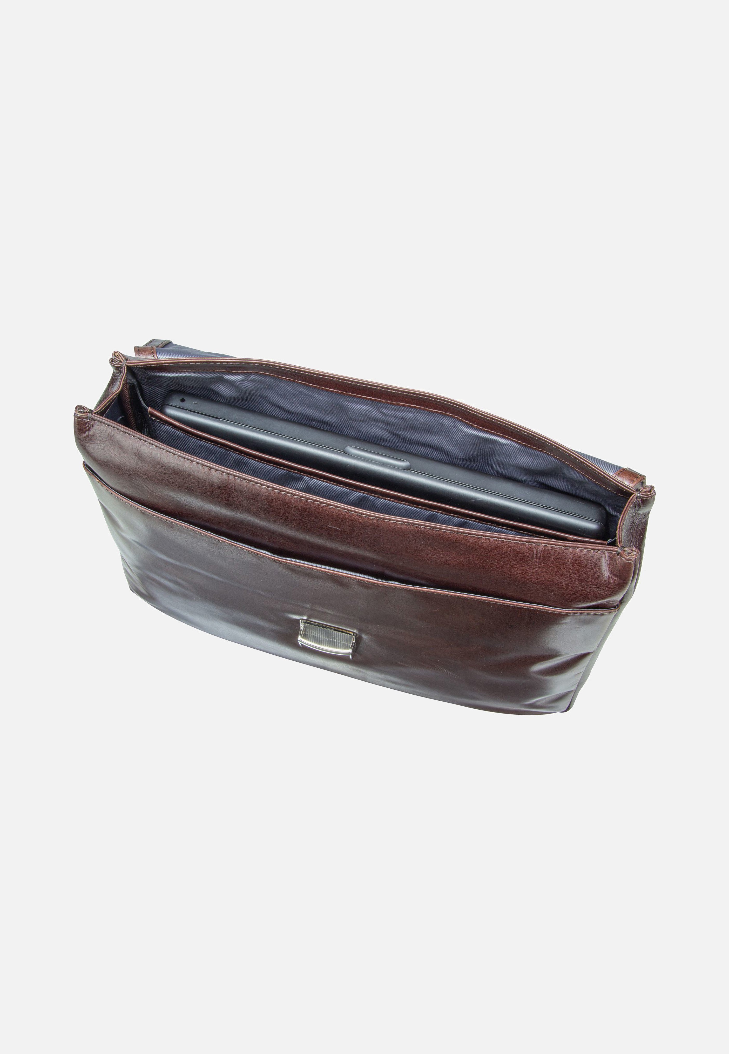 Bugatti - Romano Small Braun - Briefcase | Men-Image
