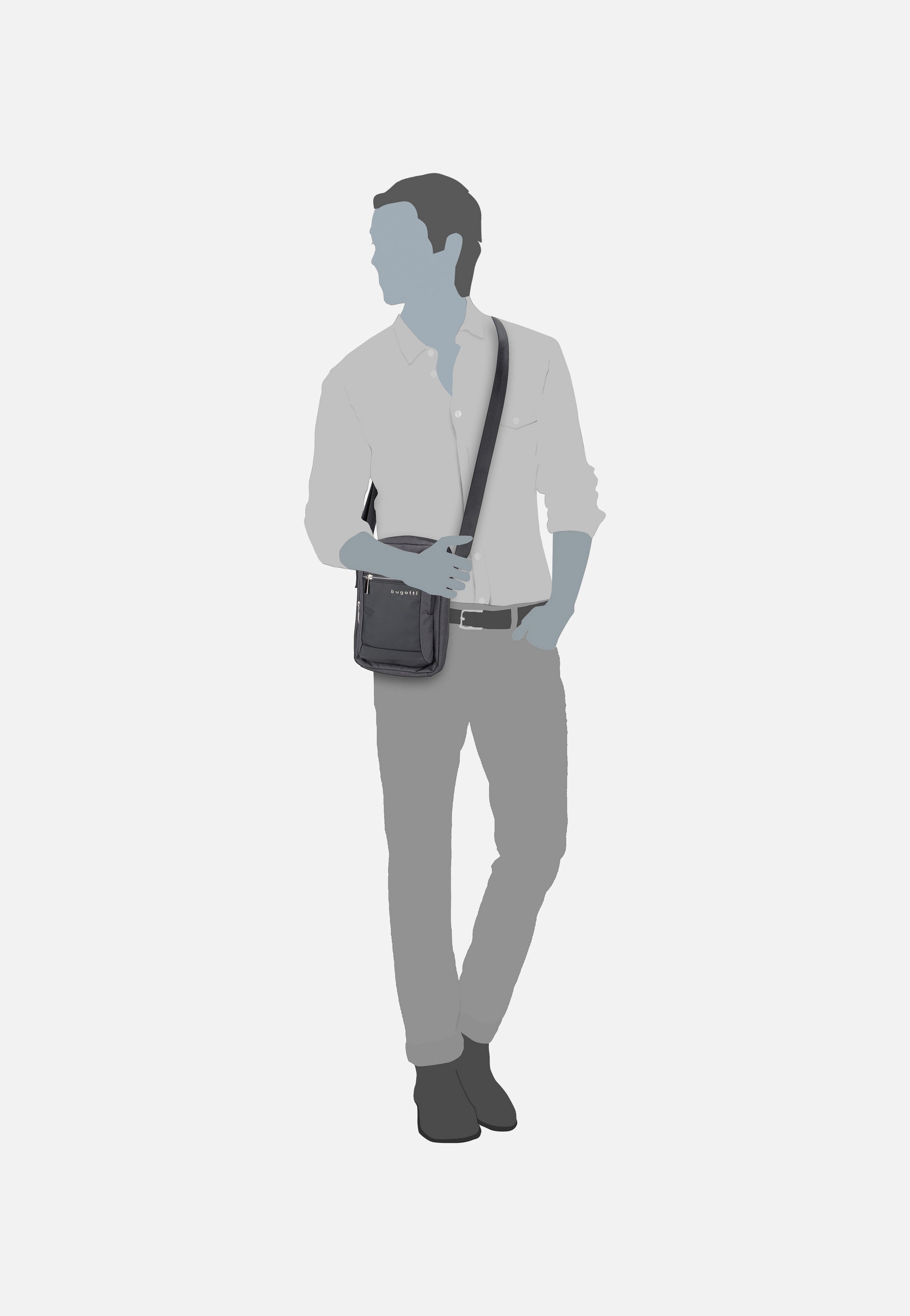 Bugatti - Sera Anthrazit - Crossbody Bag | Men-Image