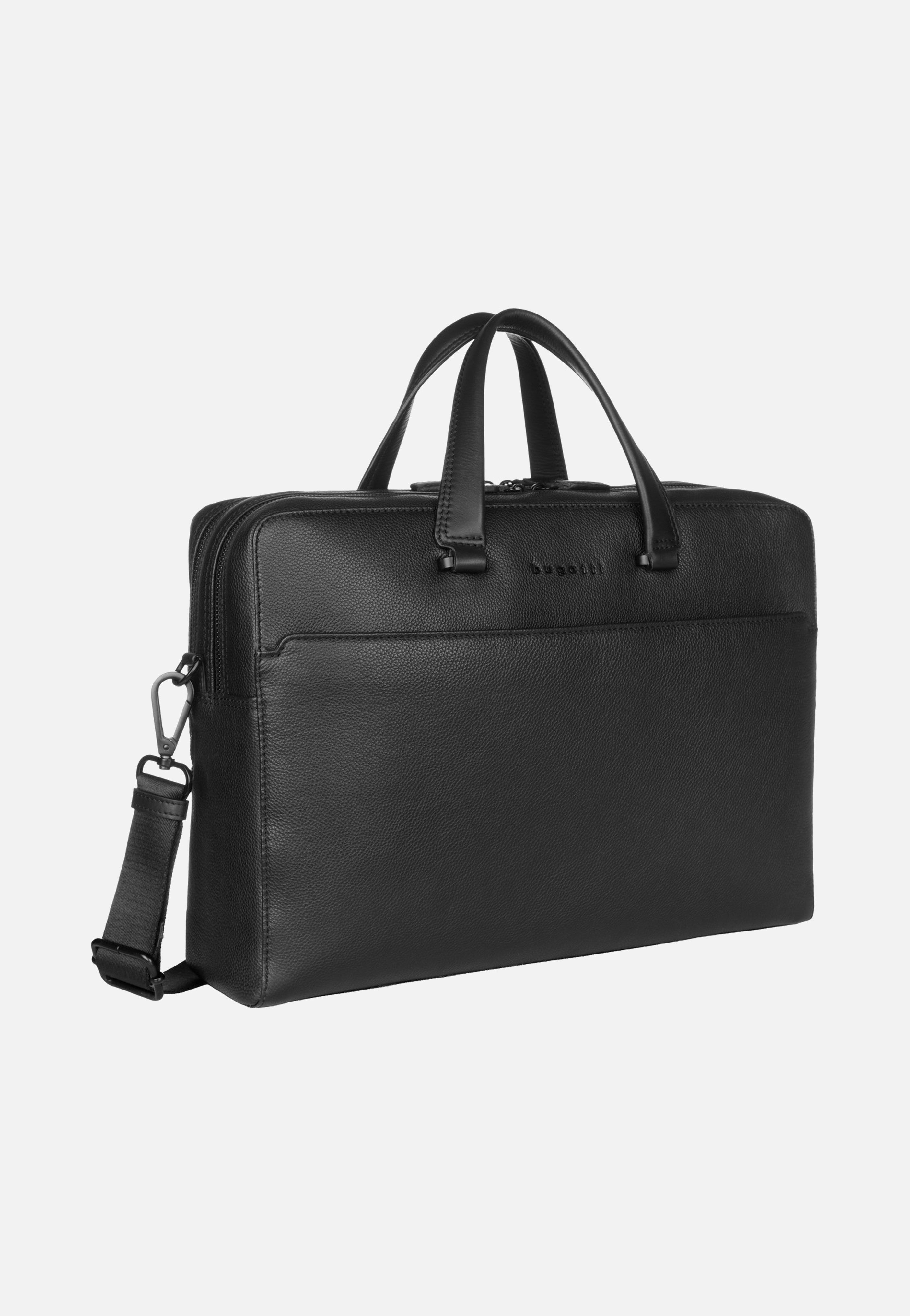Bugatti - Black Briefcase Large Black - Briefcase | Men-Image