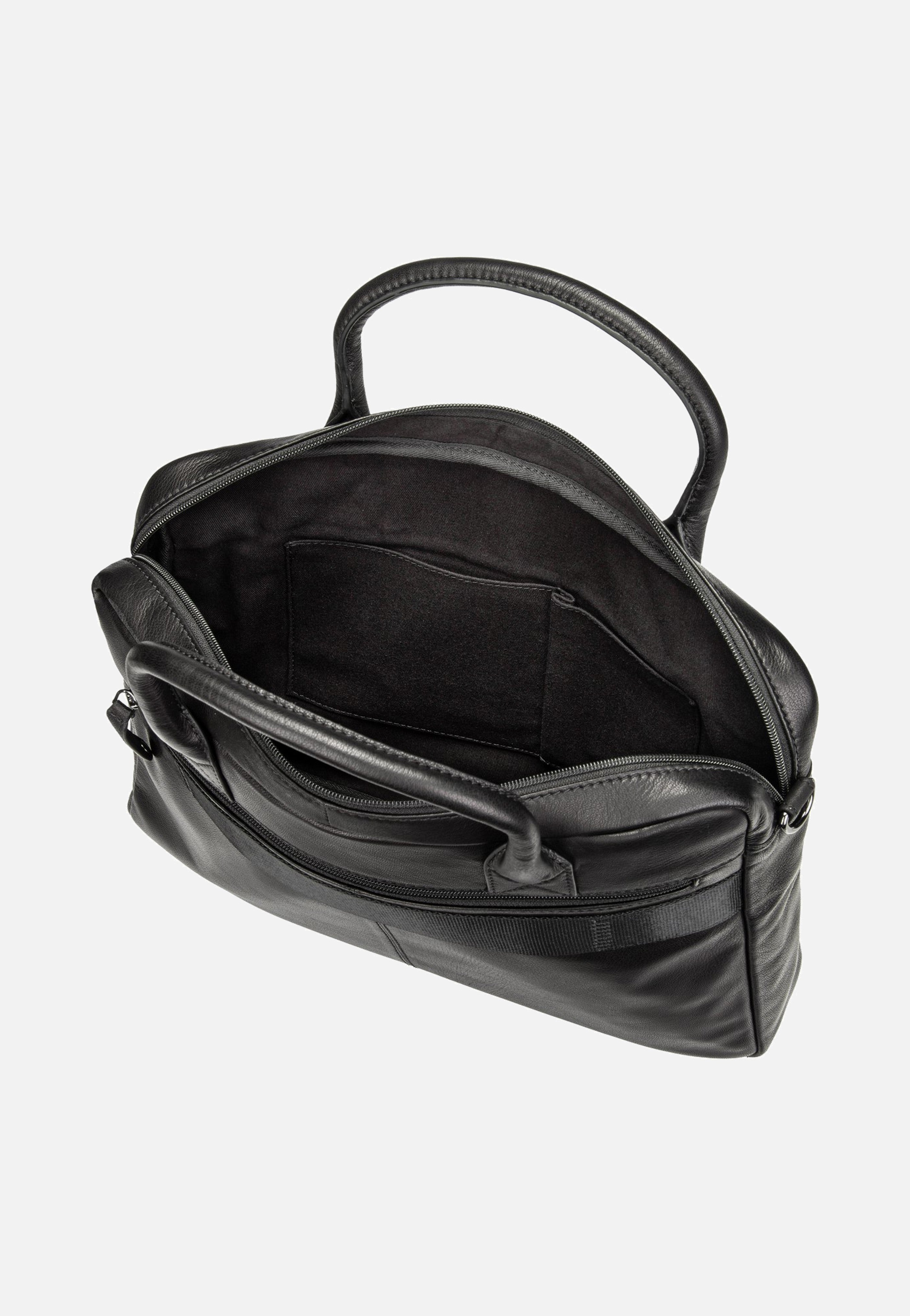 Bugatti Black Magic Briefcase Black Aktentasche