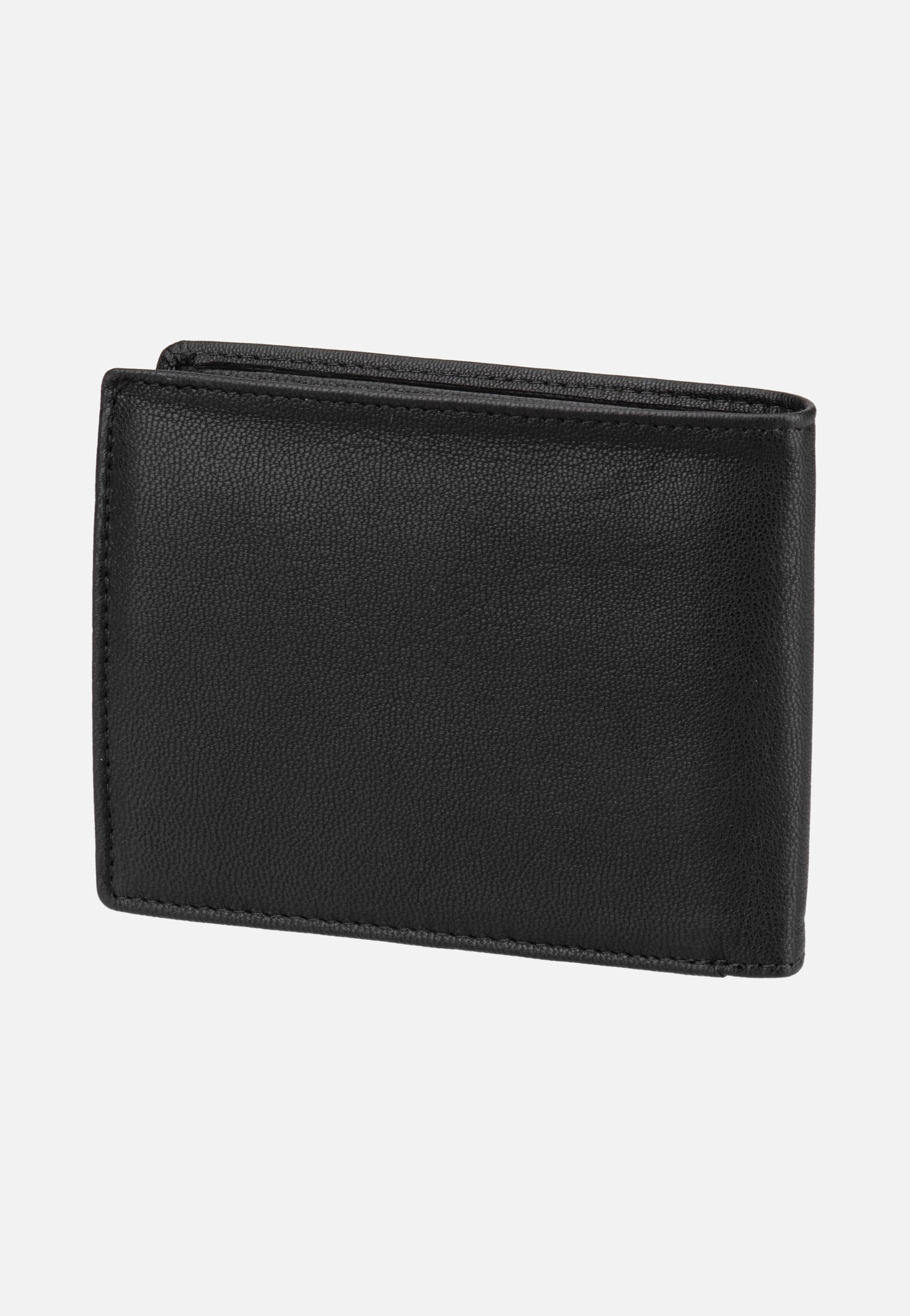 Bugatti Black Magic Wallet With Flap Black Portemonnaie