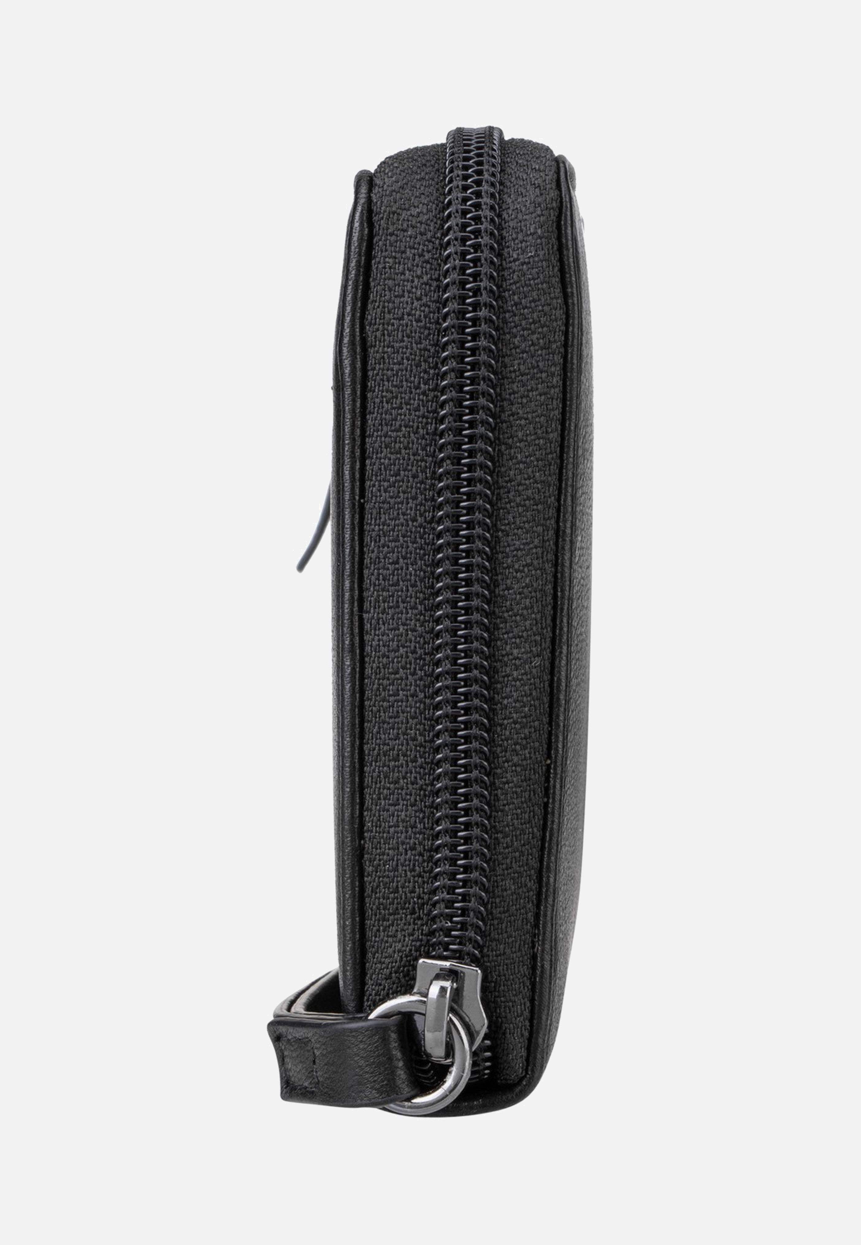 Bugatti Black Magic Zip-Ladies Longwallet Black Portemonnaie