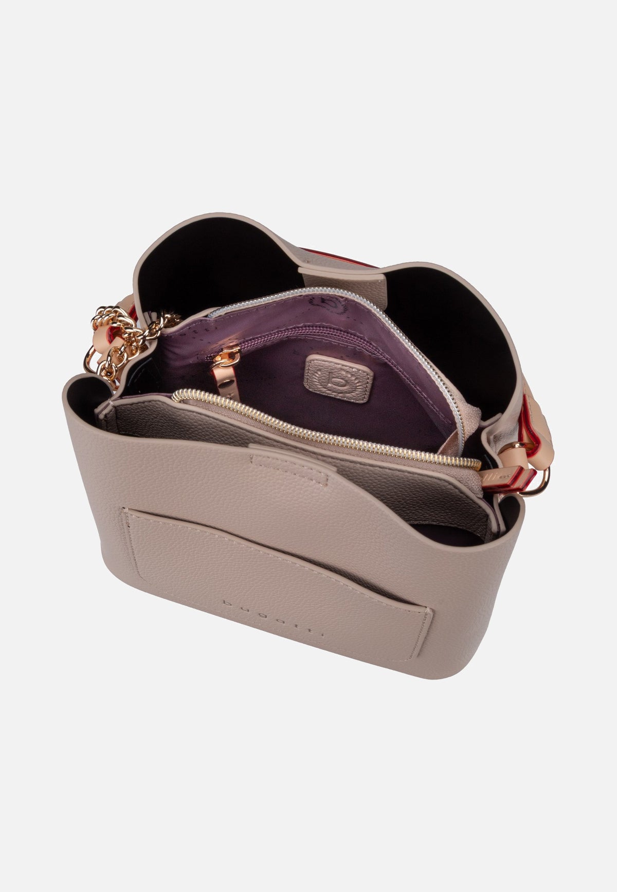 Bugatti Ella Top Handle Bag Beige Satchel