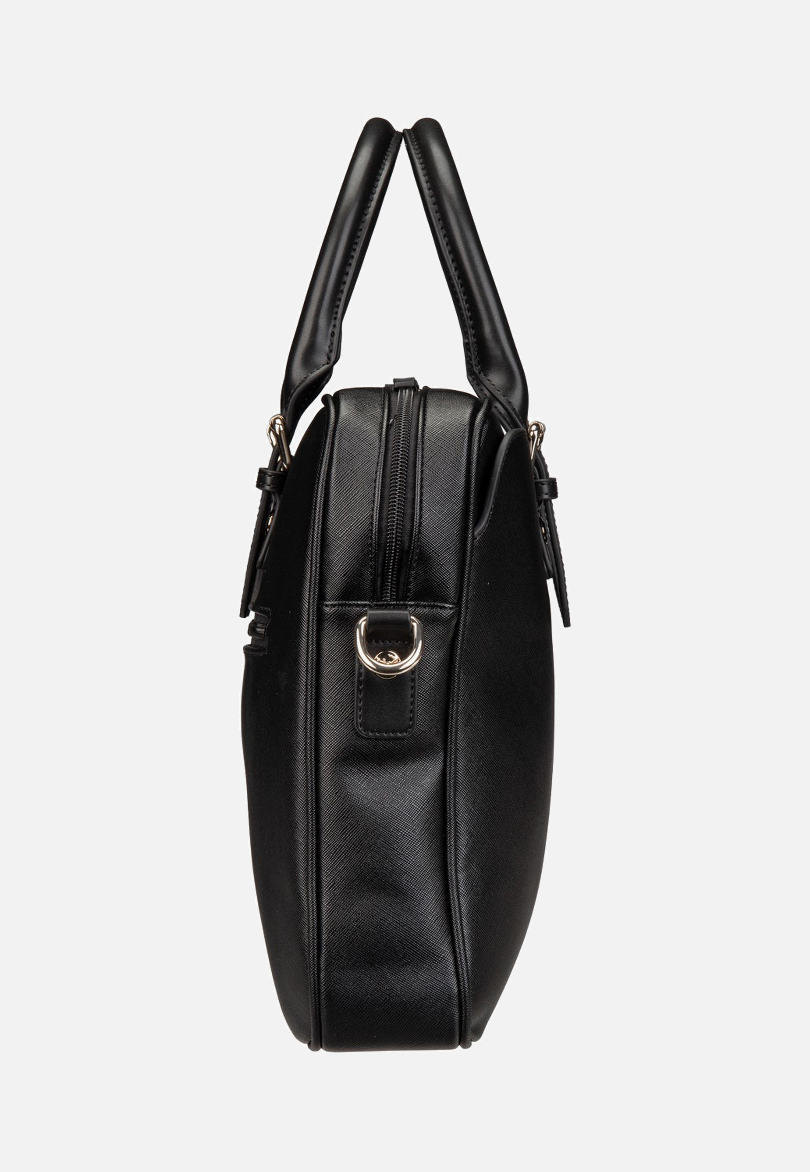 Bugatti Ella Saffiano Briefcase Black Aktentasche