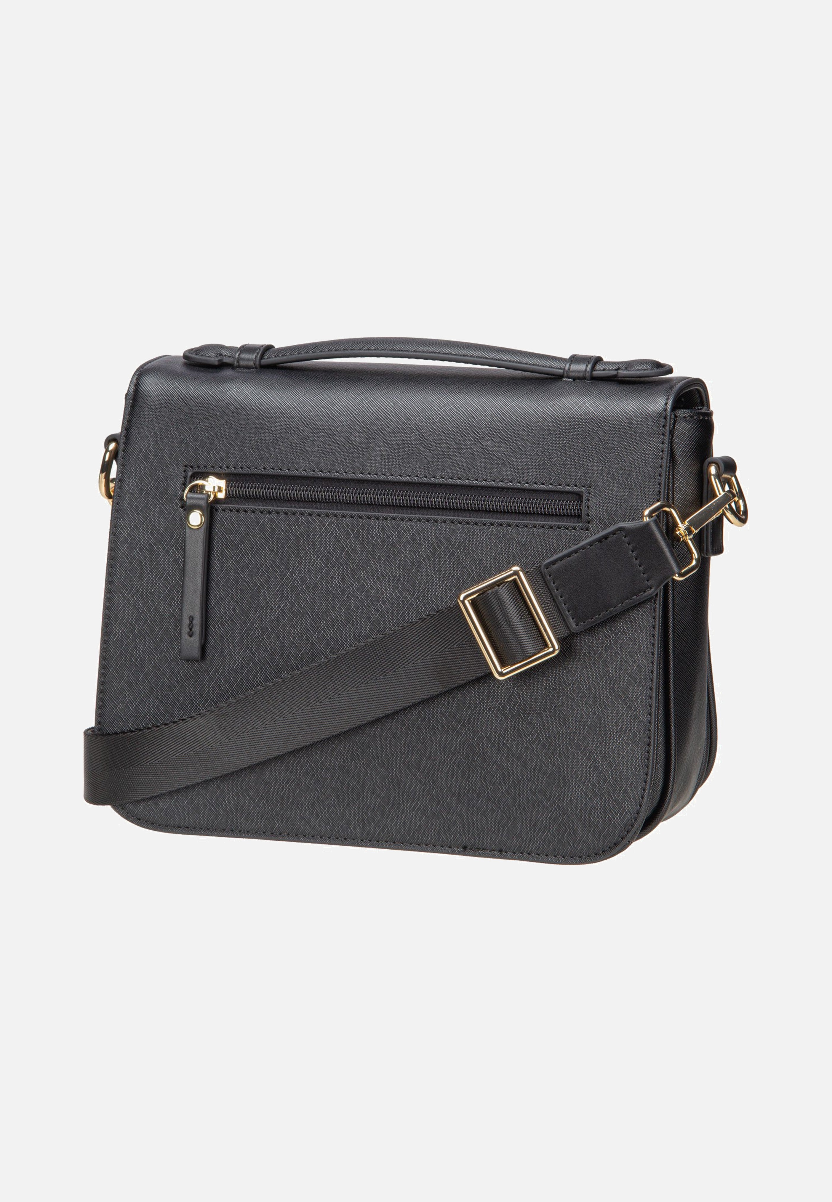 Bugatti Ella Saffiano Classic Bag Black Schultertasche