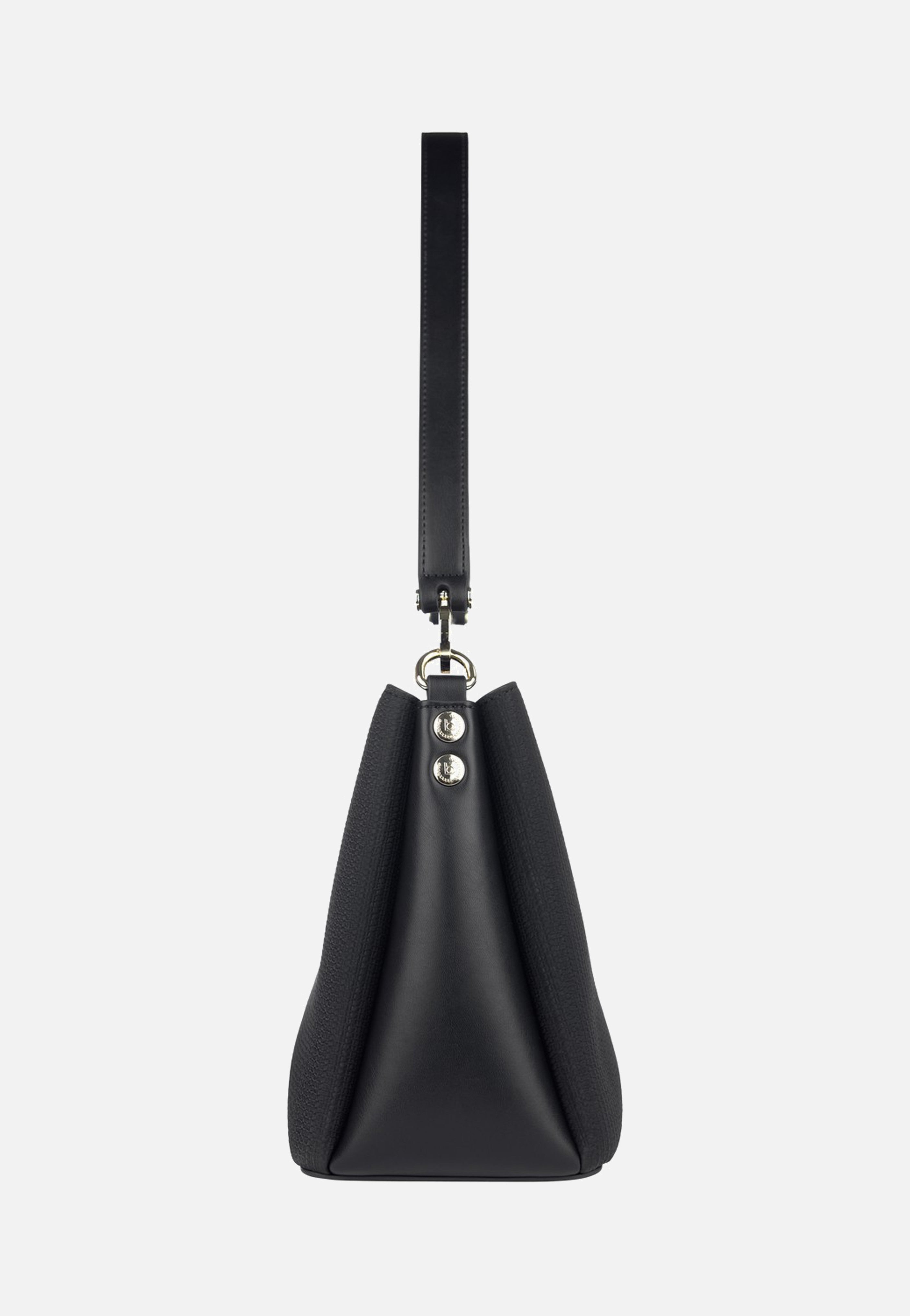 Bugatti Leah Shoulder Bag M Black Schultertasche