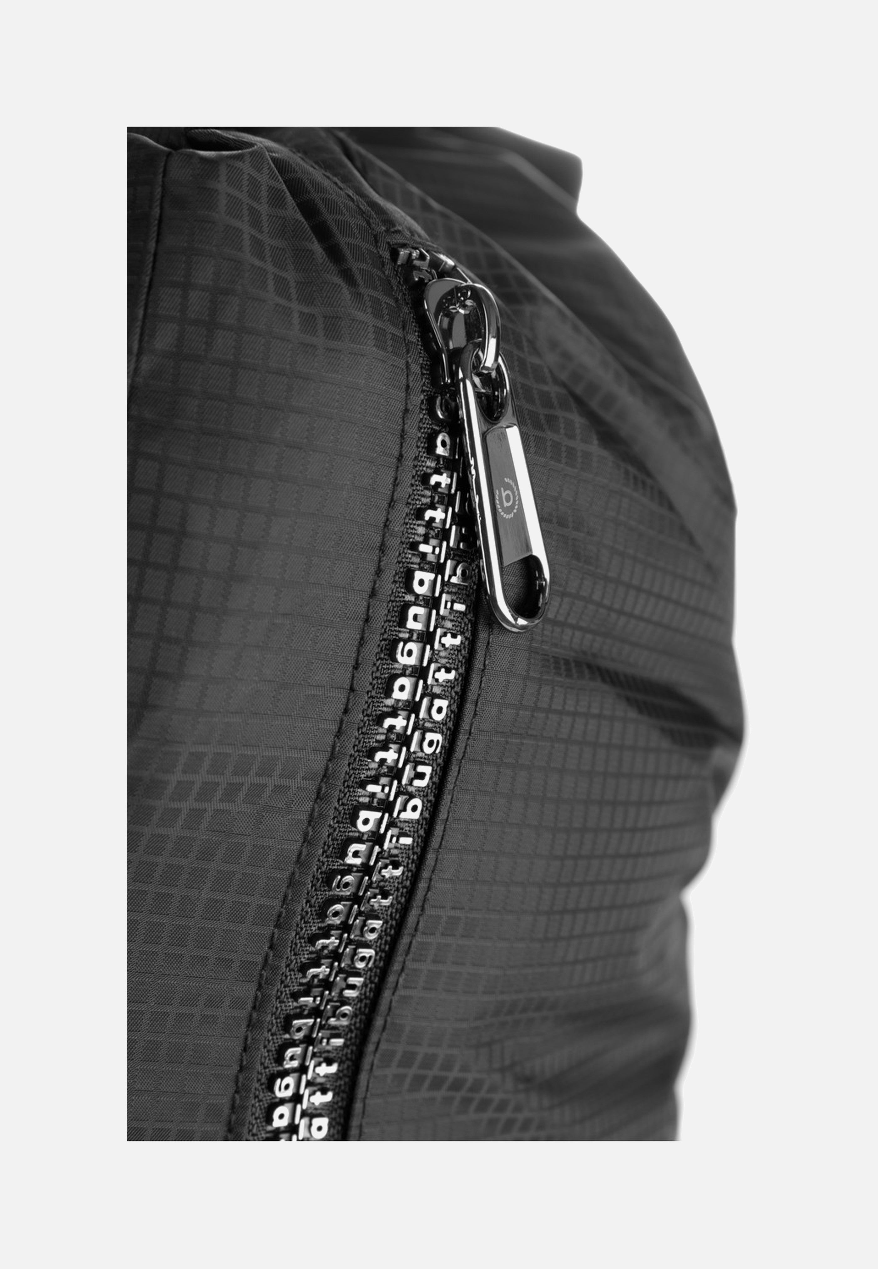 Bugatti Letter's Backpack Black Travel Rucksack