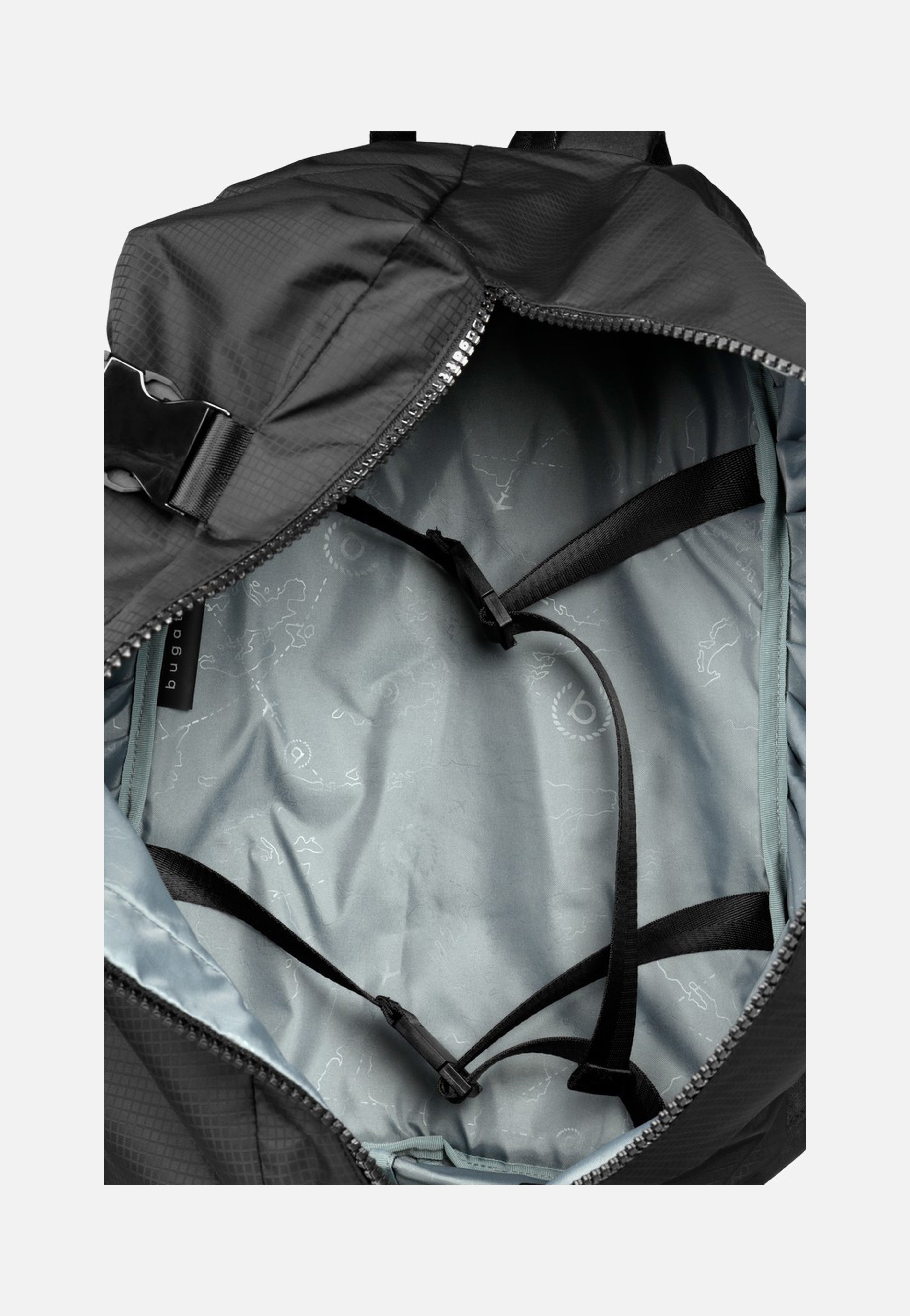 Bugatti Letter's Backpack Black Travel Rucksack