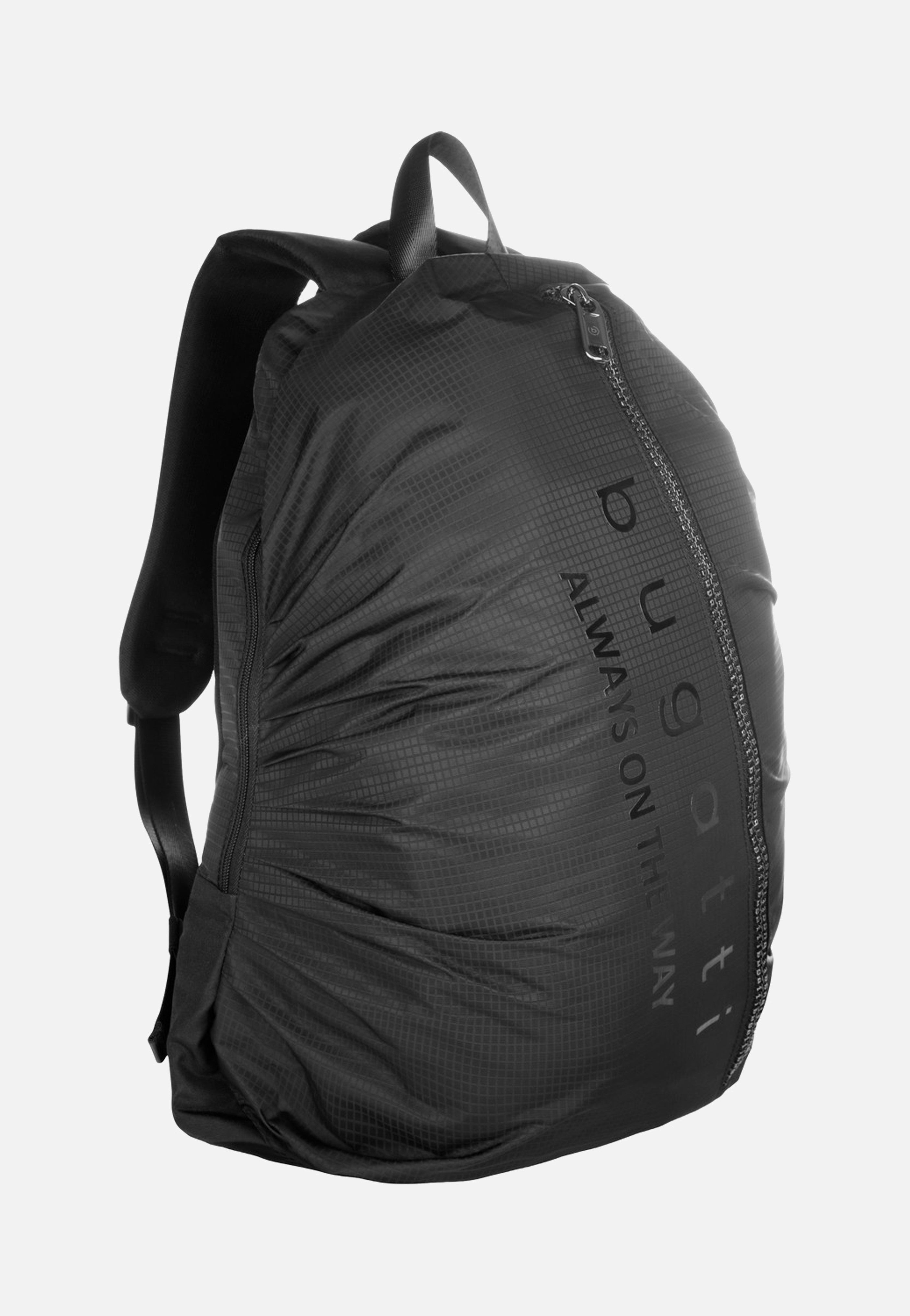 Bugatti Letter's Backpack Black Rucksack