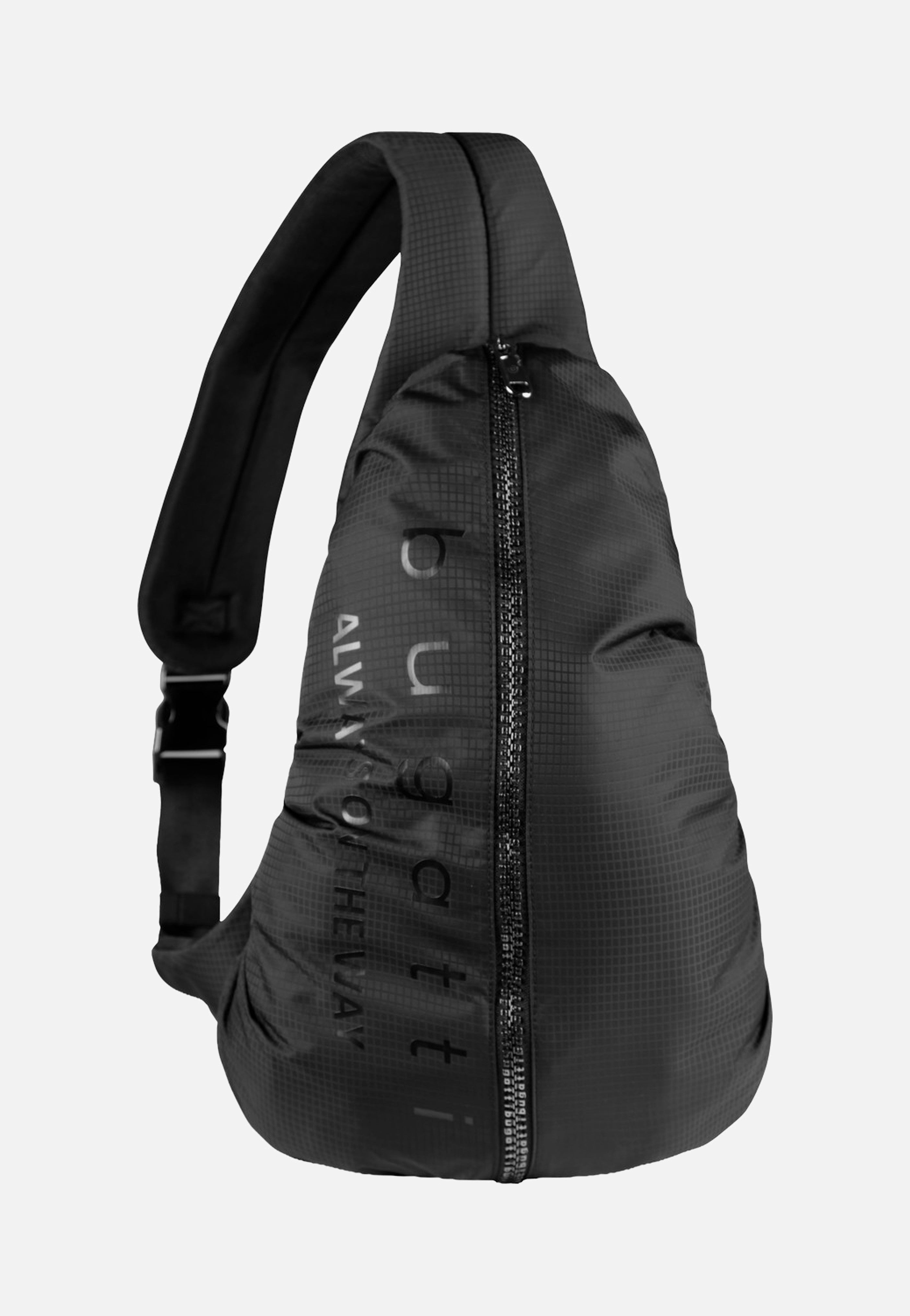 Bugatti Letter's Crossbody Black Sling Bag