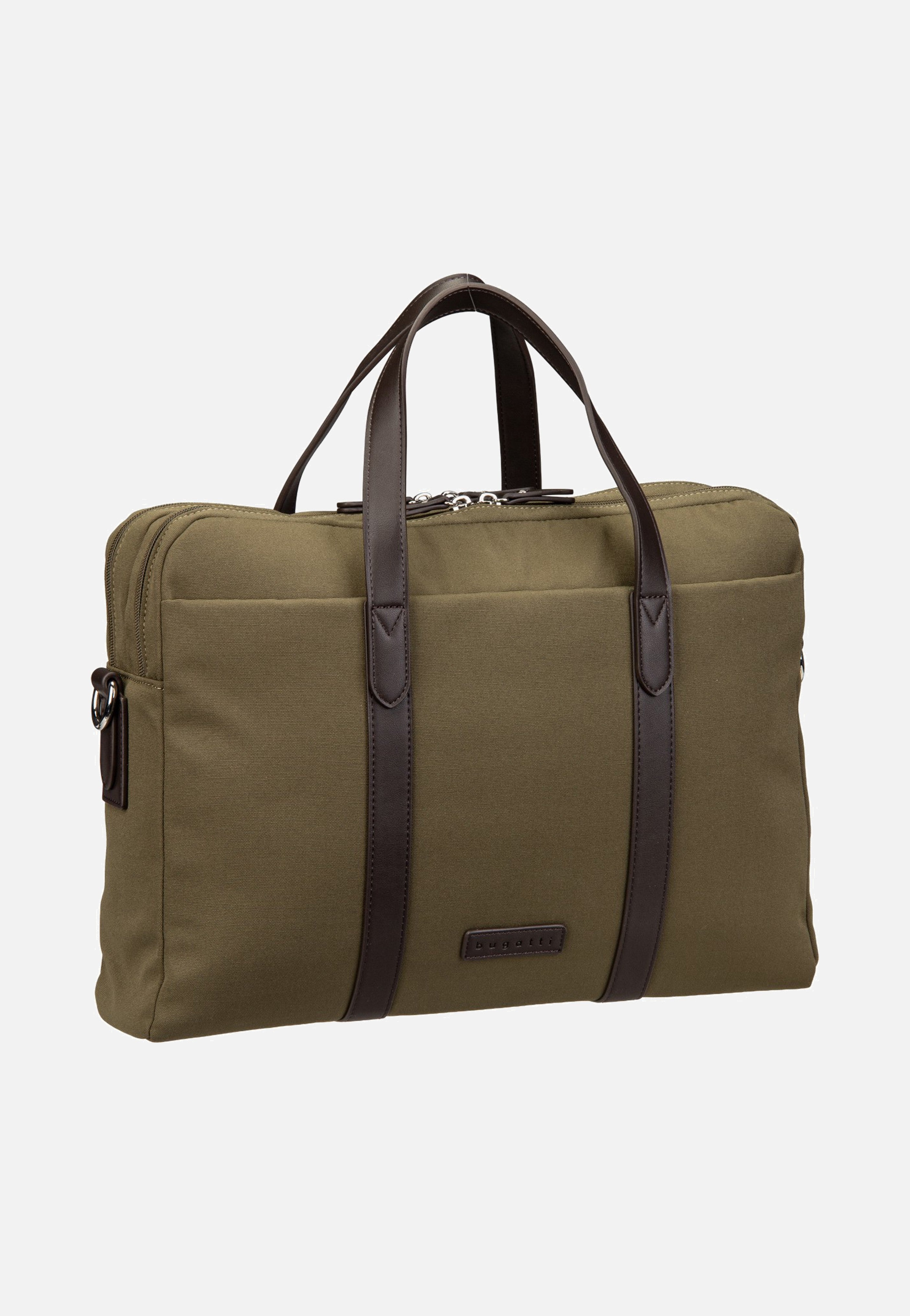 Bugatti Maro Business Bag L Olive Aktentasche
