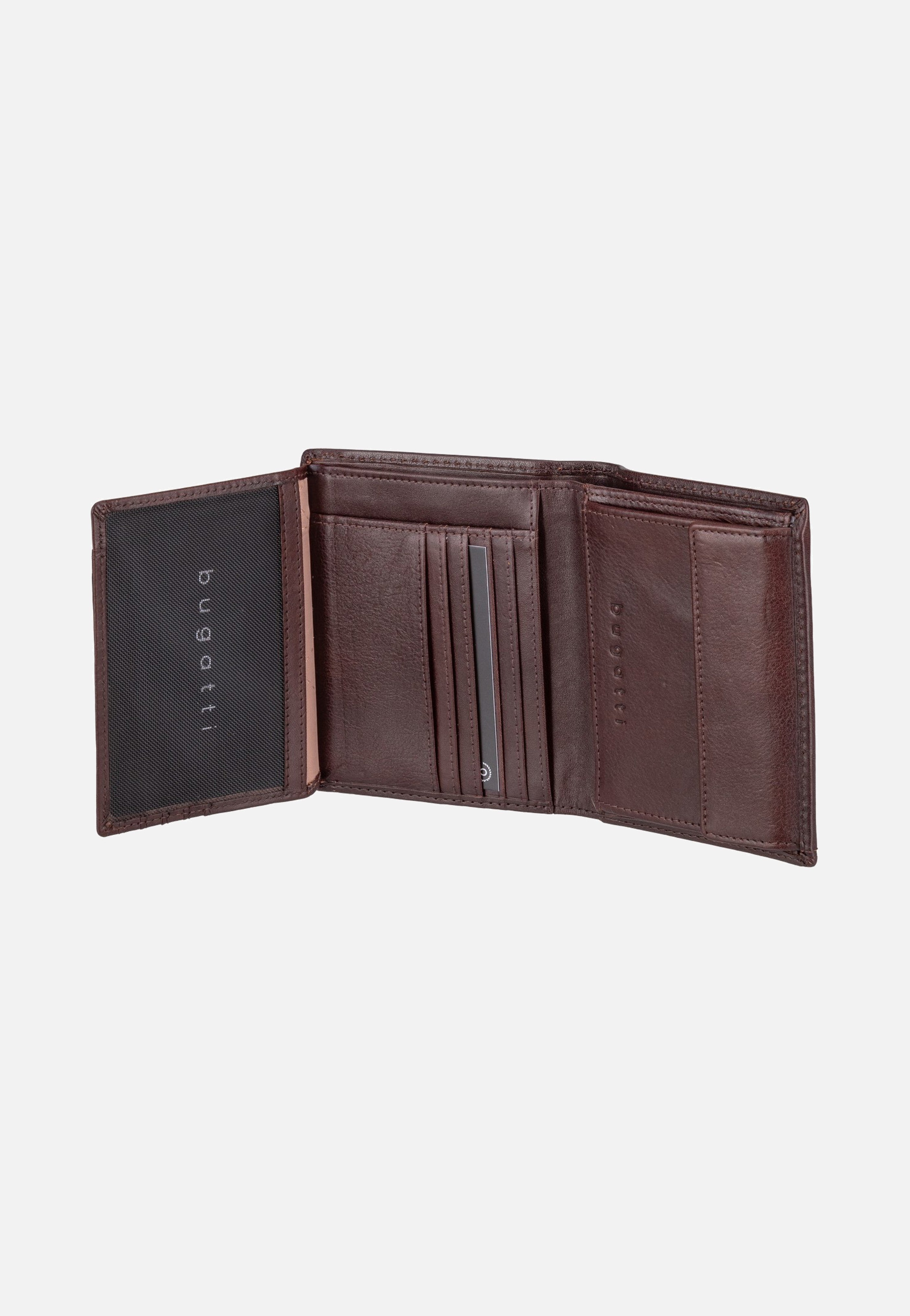 Bugatti Neaples HoUpright Wallet Brown Portemonnaie