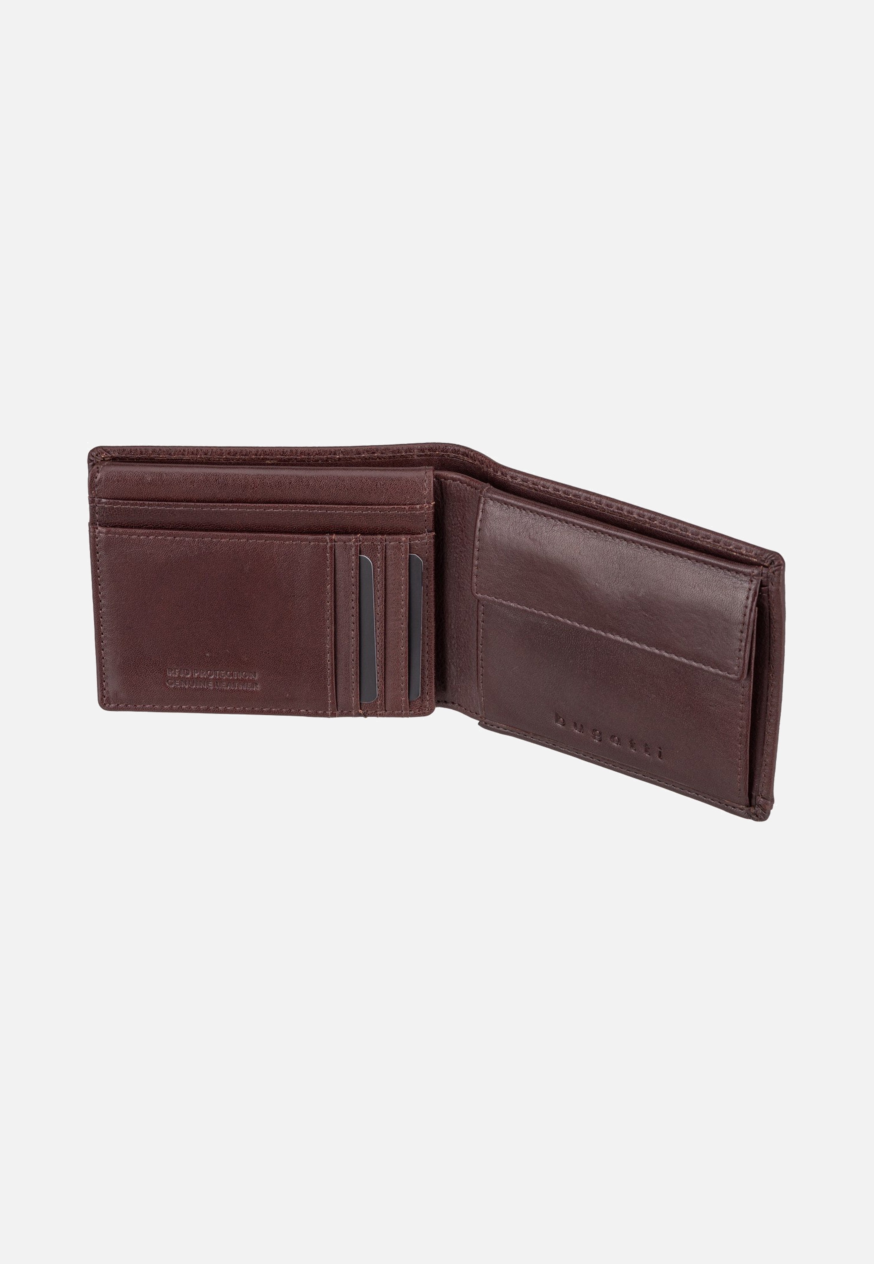 Bugatti Neaples Wallet With Flap Brown Portemonnaie