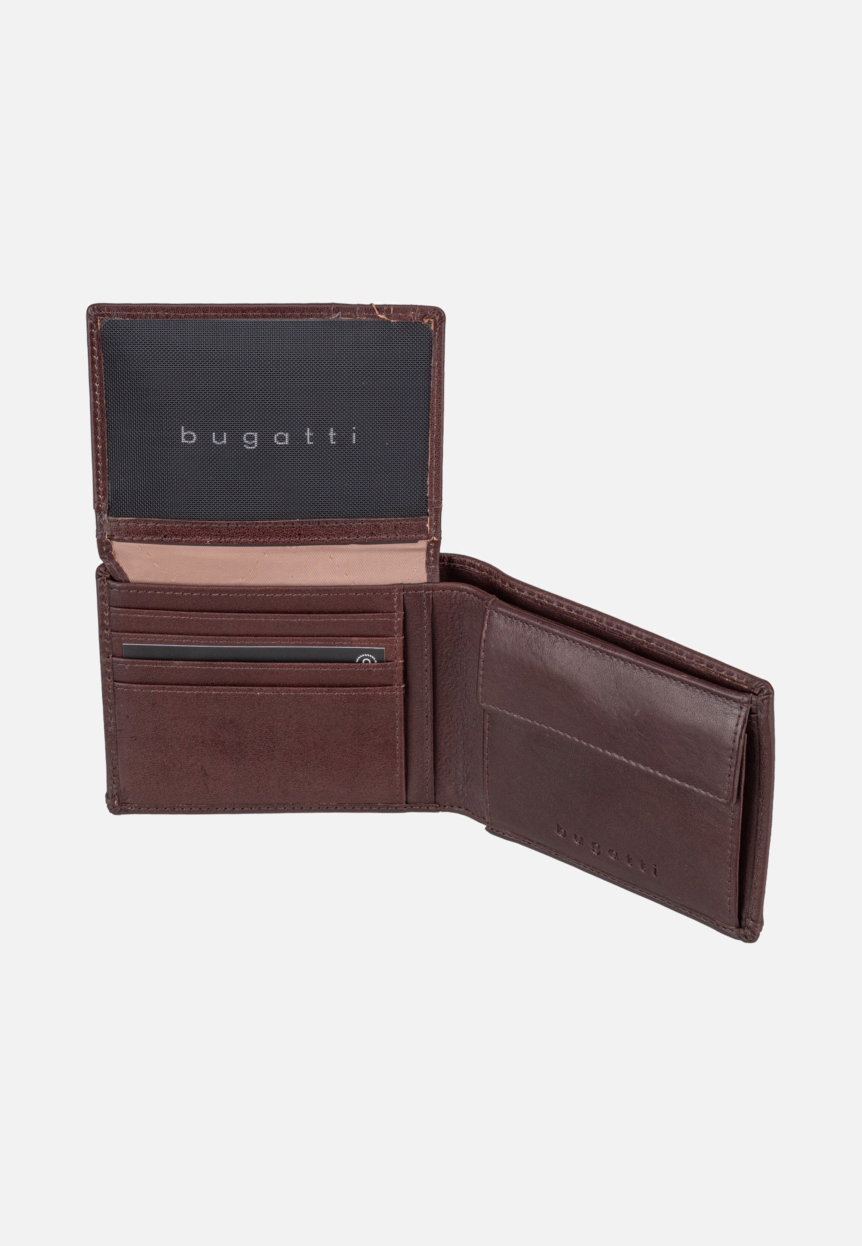 Bugatti Neaples Wallet With Flap Brown Portemonnaie